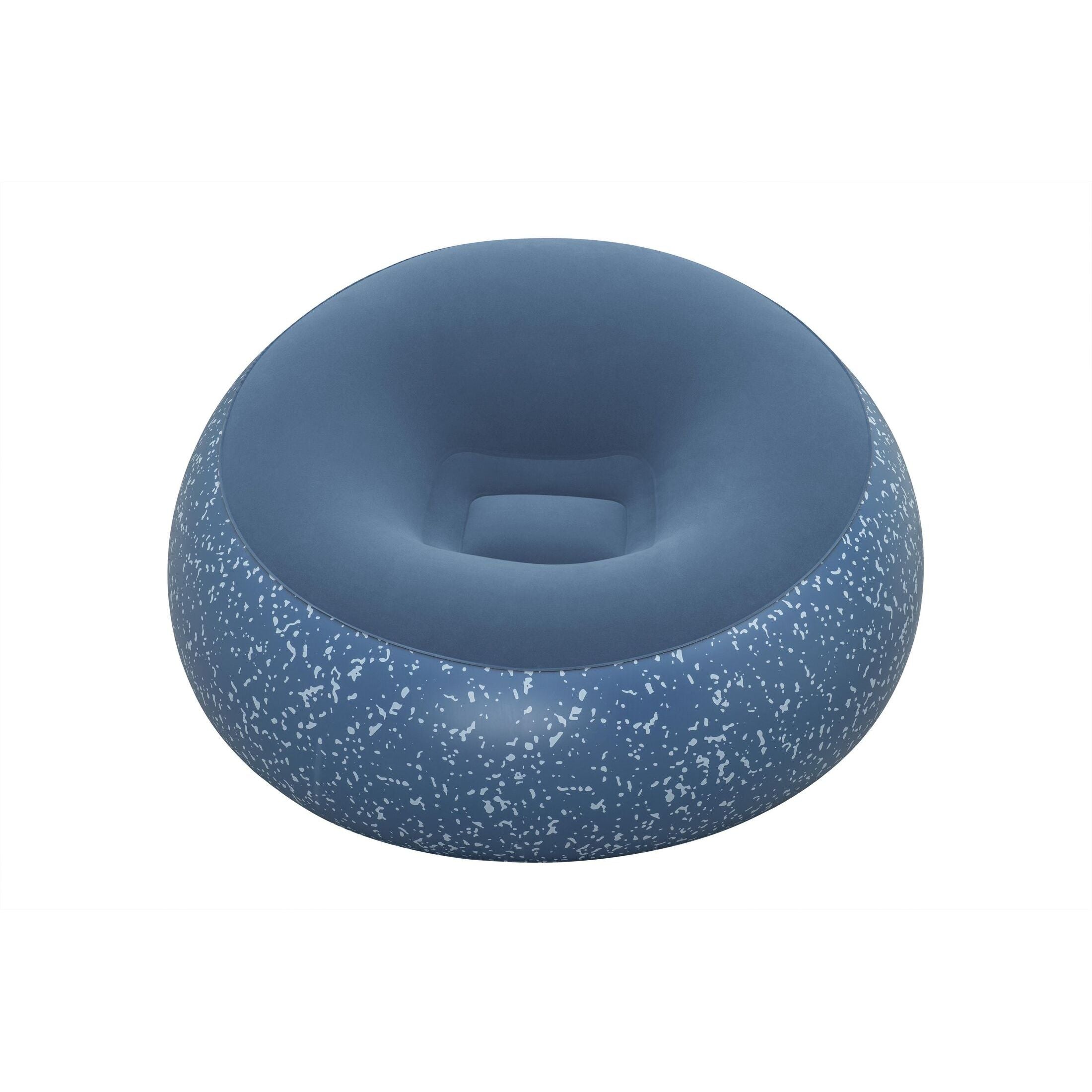 Bestway Poltrona Pouf Gonfiabile – seduta morbida regolabile, 112x112x66 cm