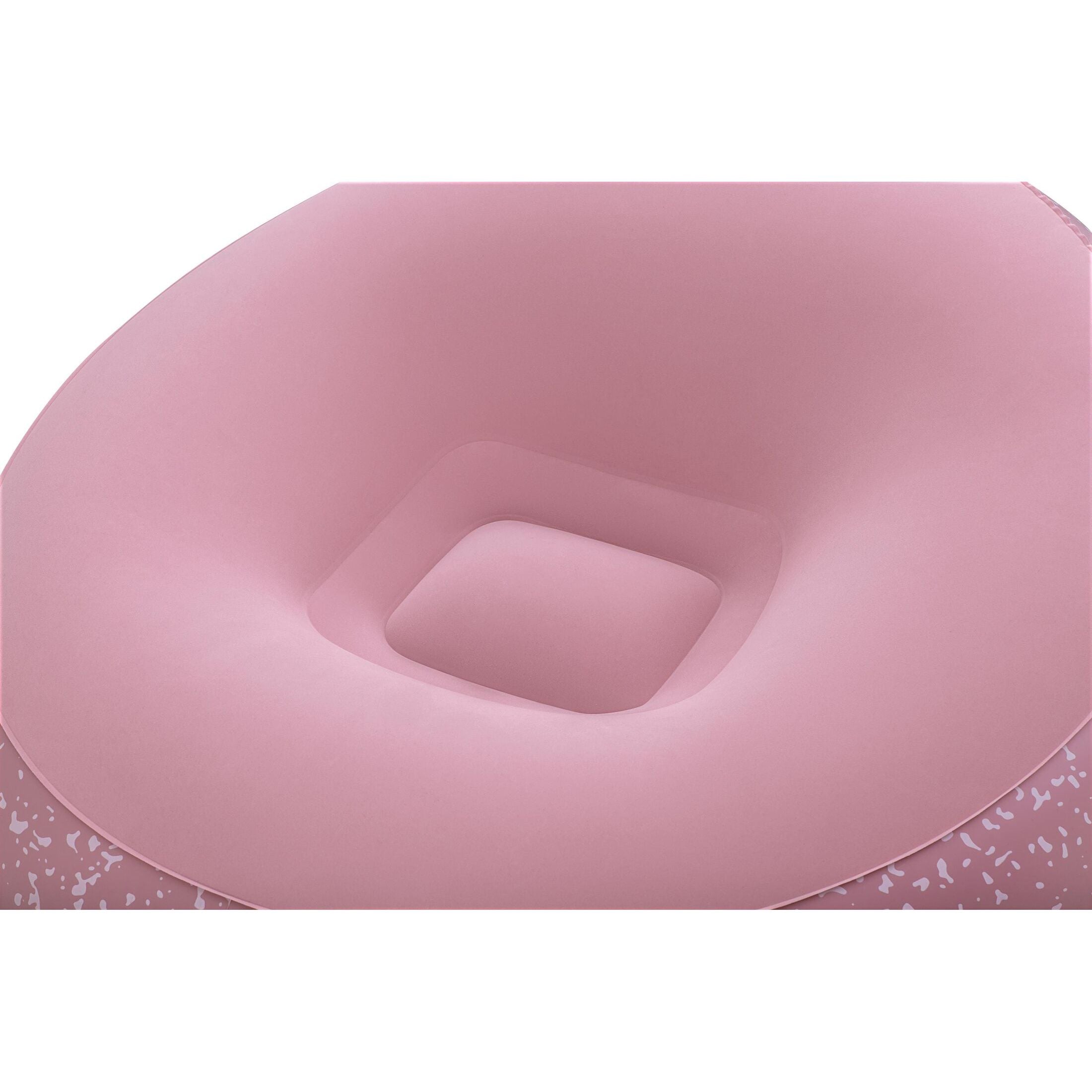 Bestway Poltrona Pouf Gonfiabile – seduta morbida regolabile, 112x112x66 cm