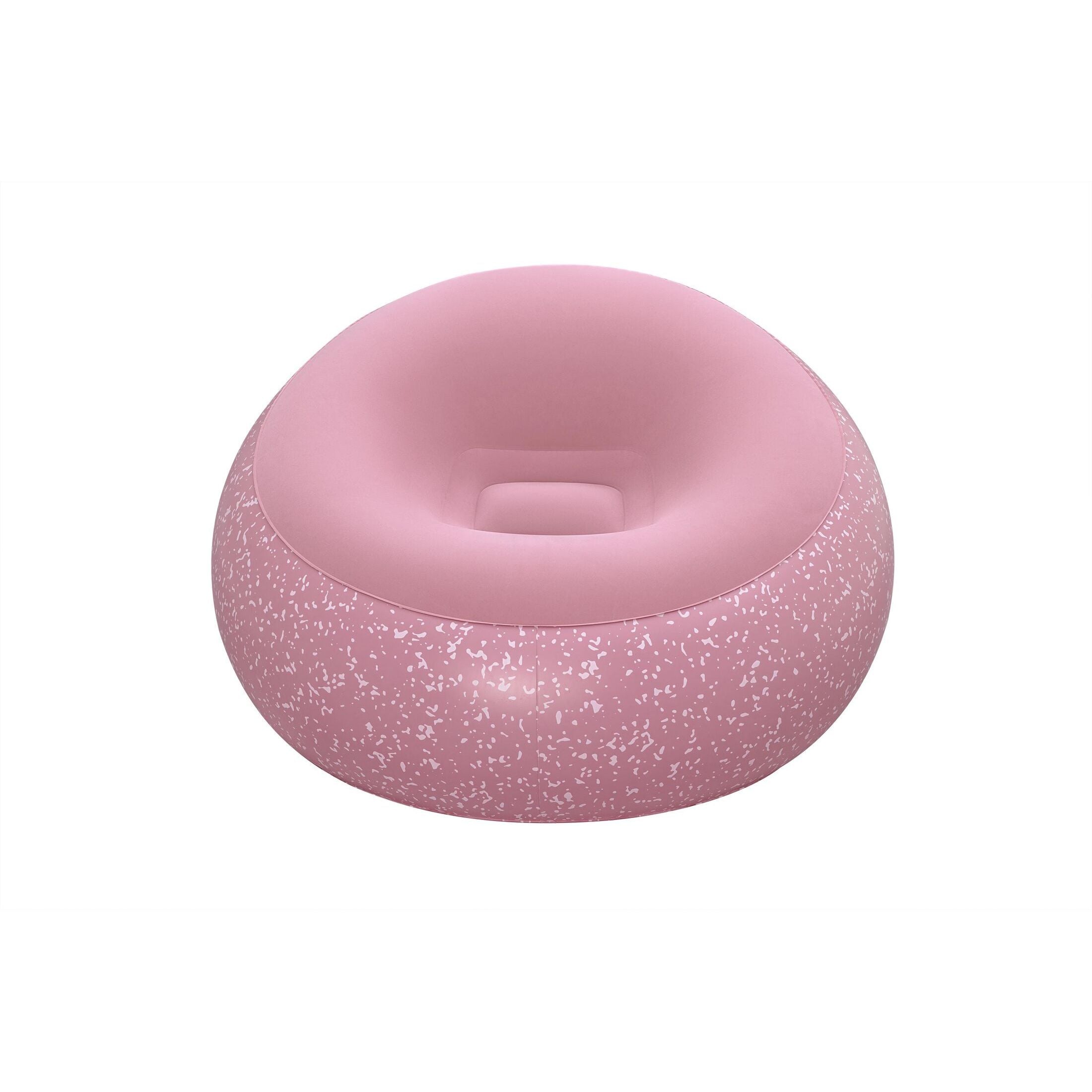 Bestway Poltrona Pouf Gonfiabile – seduta morbida regolabile, 112x112x66 cm