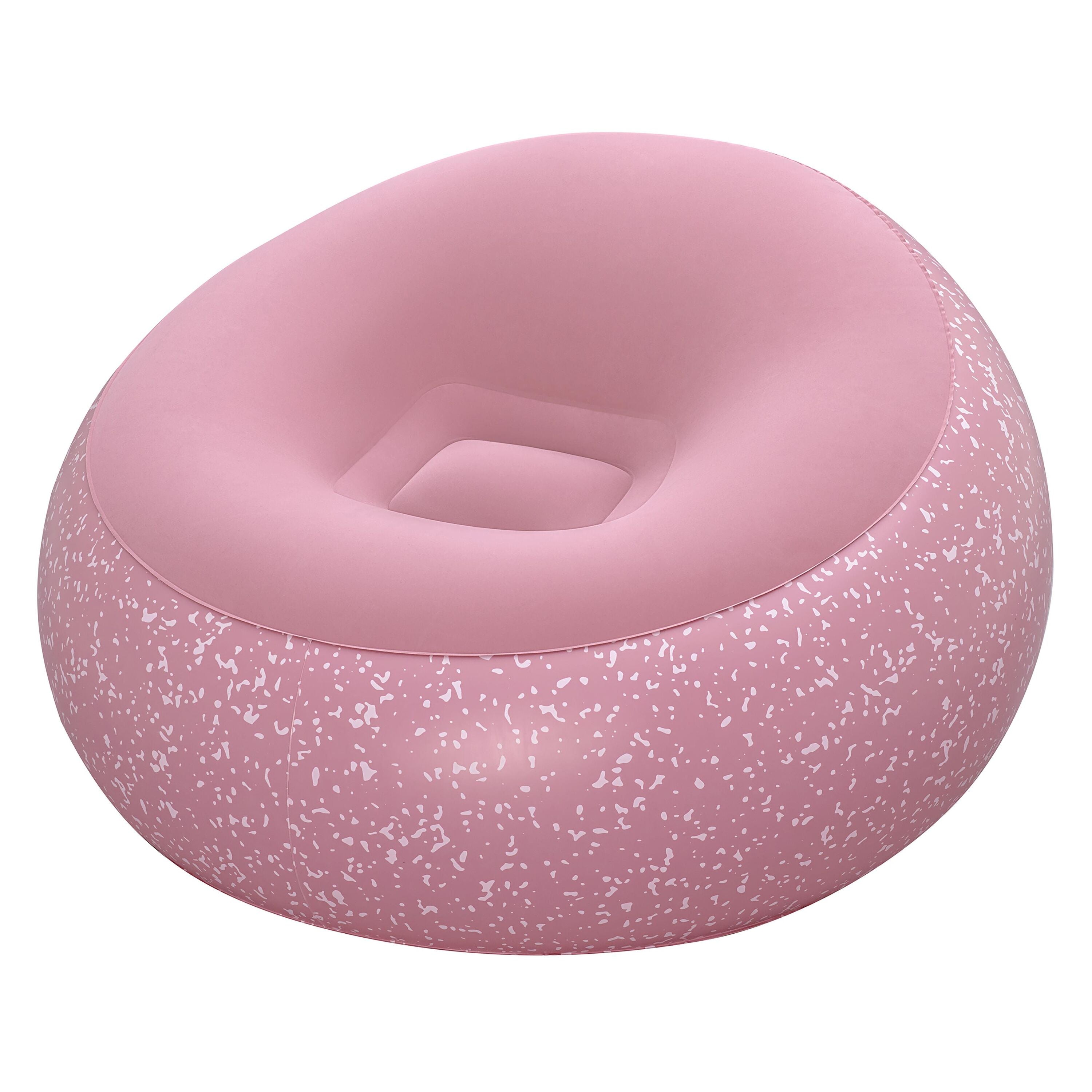 Bestway Poltrona Pouf Gonfiabile – seduta morbida regolabile, 112x112x66 cm
