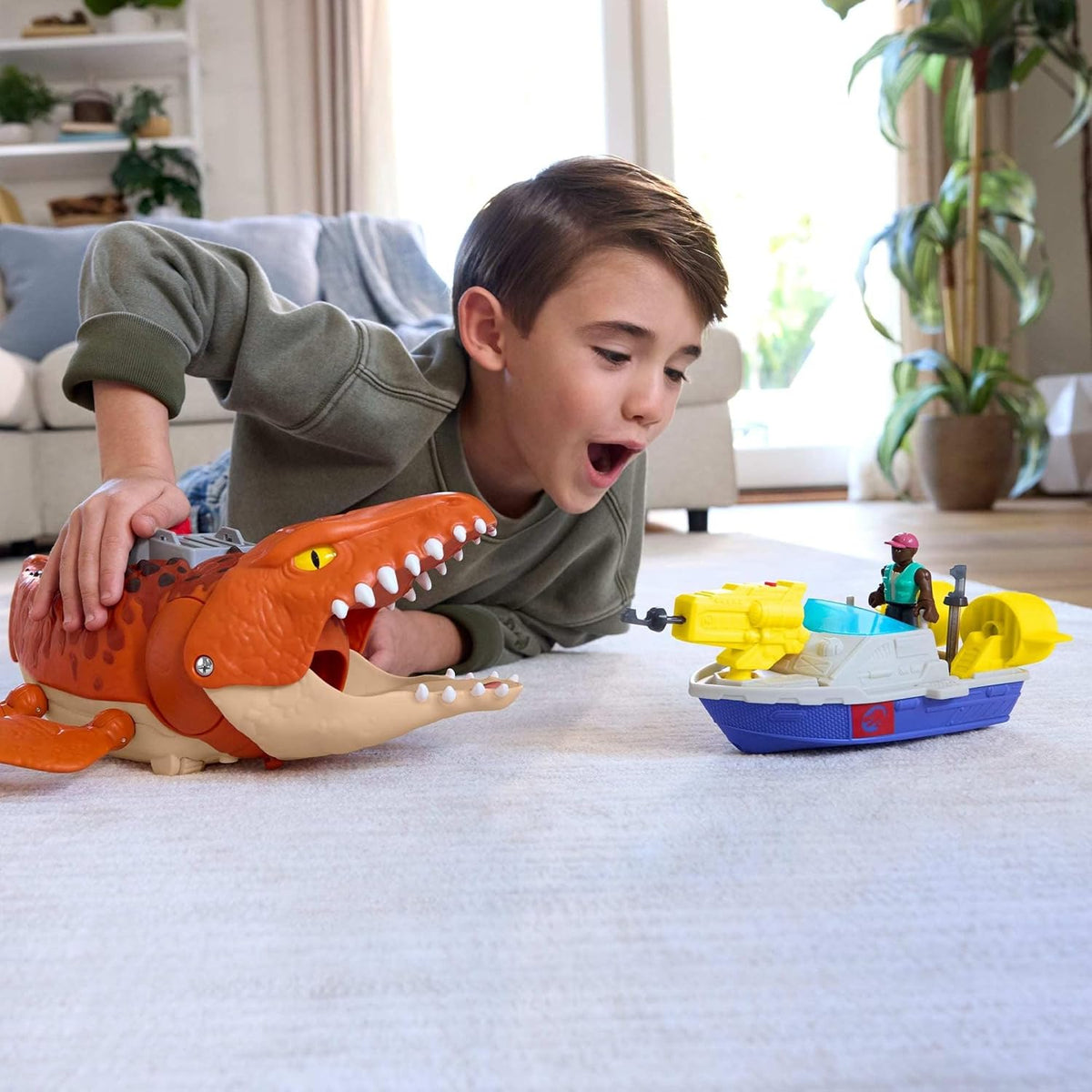 Imaginext JW - Mosasauro Acquatico