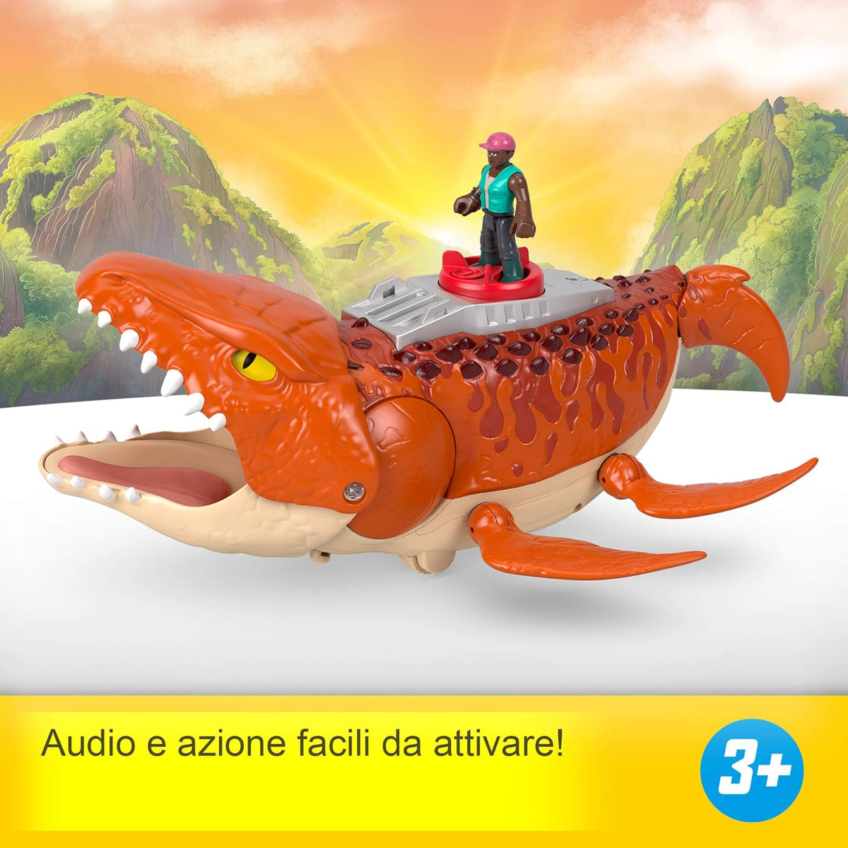 Imaginext JW - Mosasauro Acquatico
