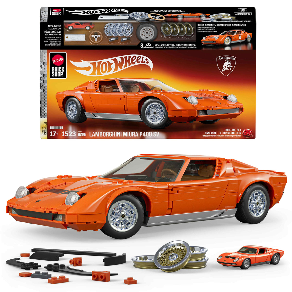 Mattel Brick Shop Lamborghini Miura P400 SV