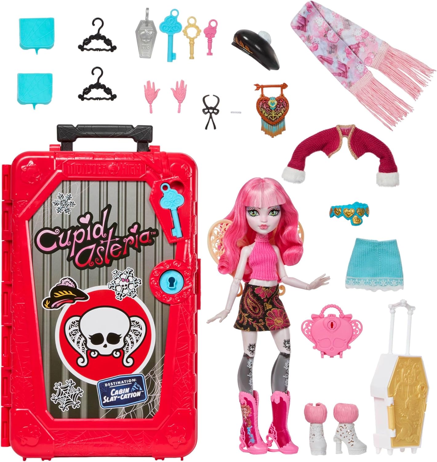 Monster High Segreti da Brivido - Cupid Asteria Destinazione Vacanza da brivido in baita