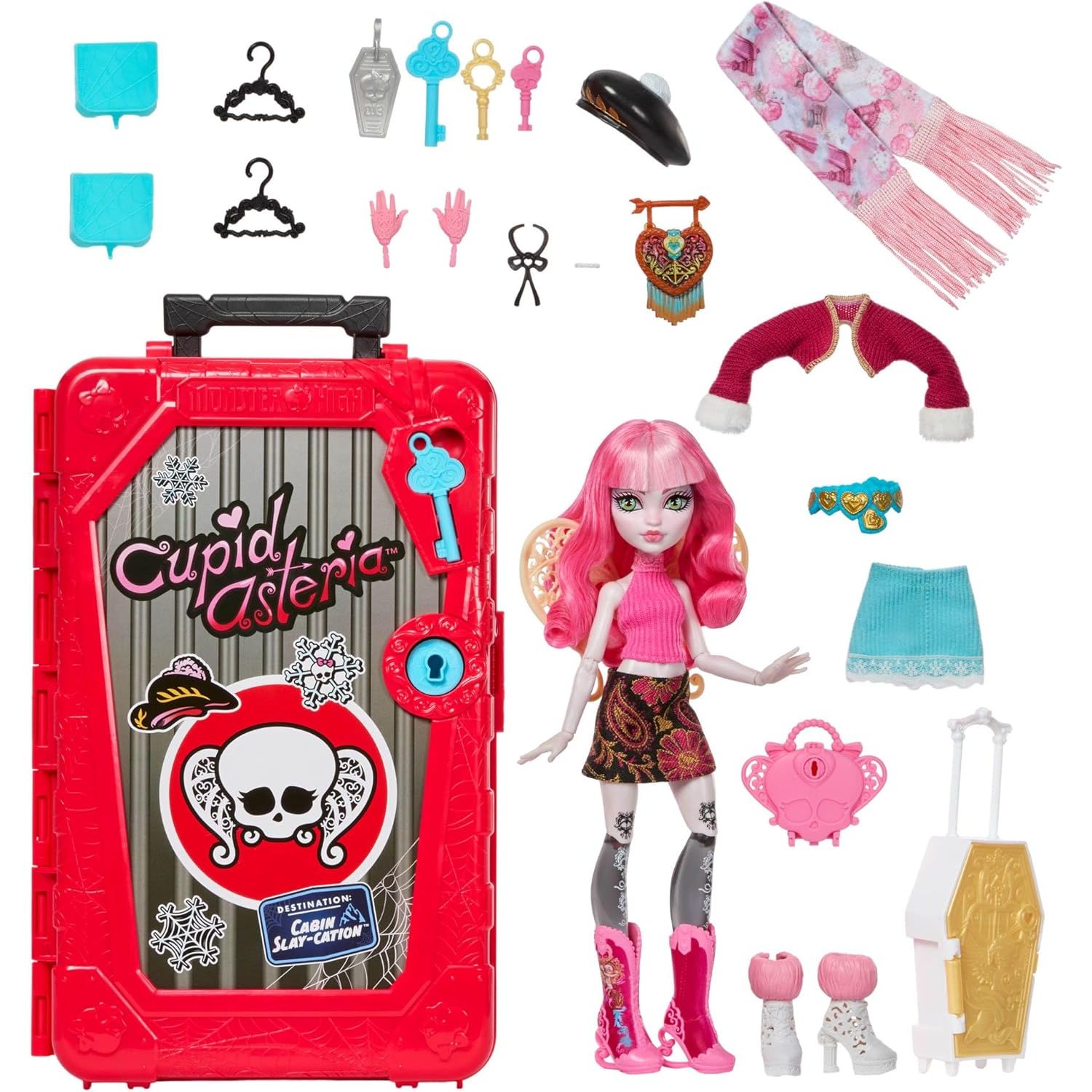 Monster High Segreti da Brivido - Cupid Asteria Destinazione Vacanza da brivido in baita