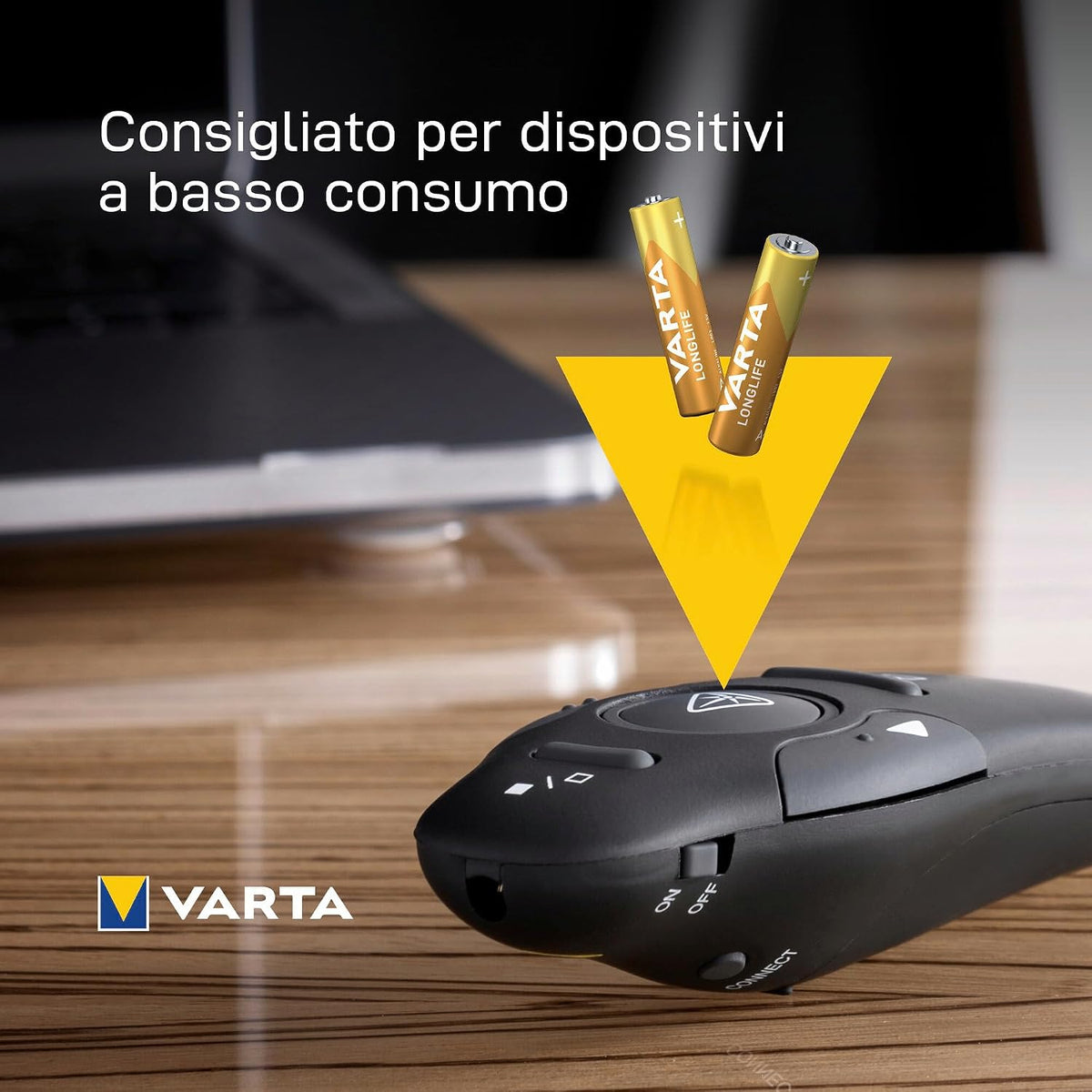 VARTA Pile Longlife AAA LR03 1,5V – Cube Pack 12 Pezzi