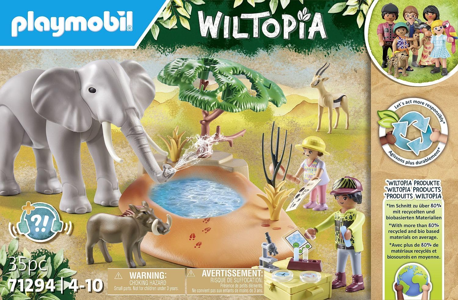 Playmobil - 71294 - Wiltopia - Gita all'oasi