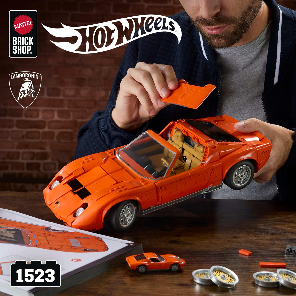 Mattel Brick Shop Lamborghini Miura P400 SV 2