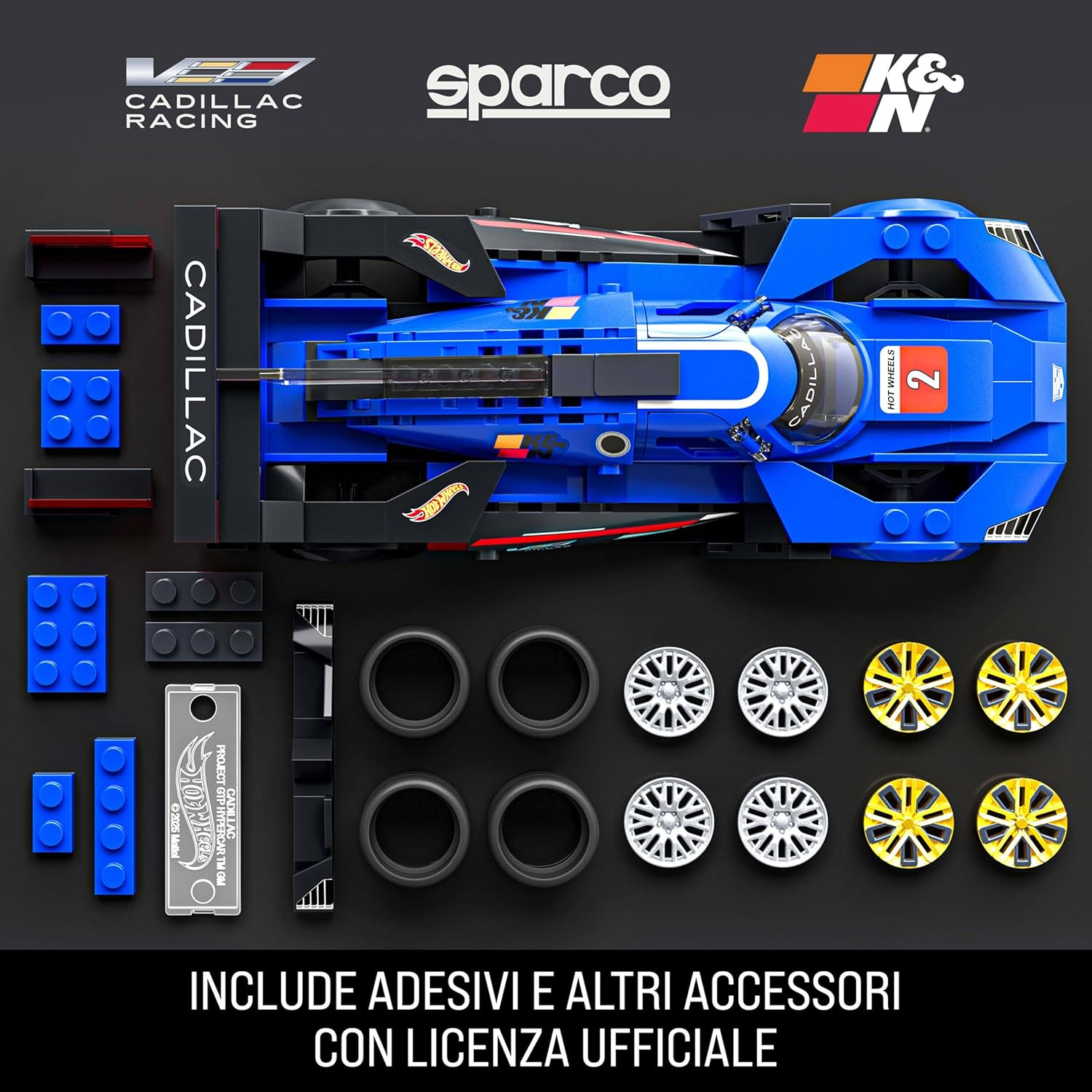 Mattel Brick Shop Hot Wheels - Cadillac Project GTP Hypercar Serie Speed - 236 pcs