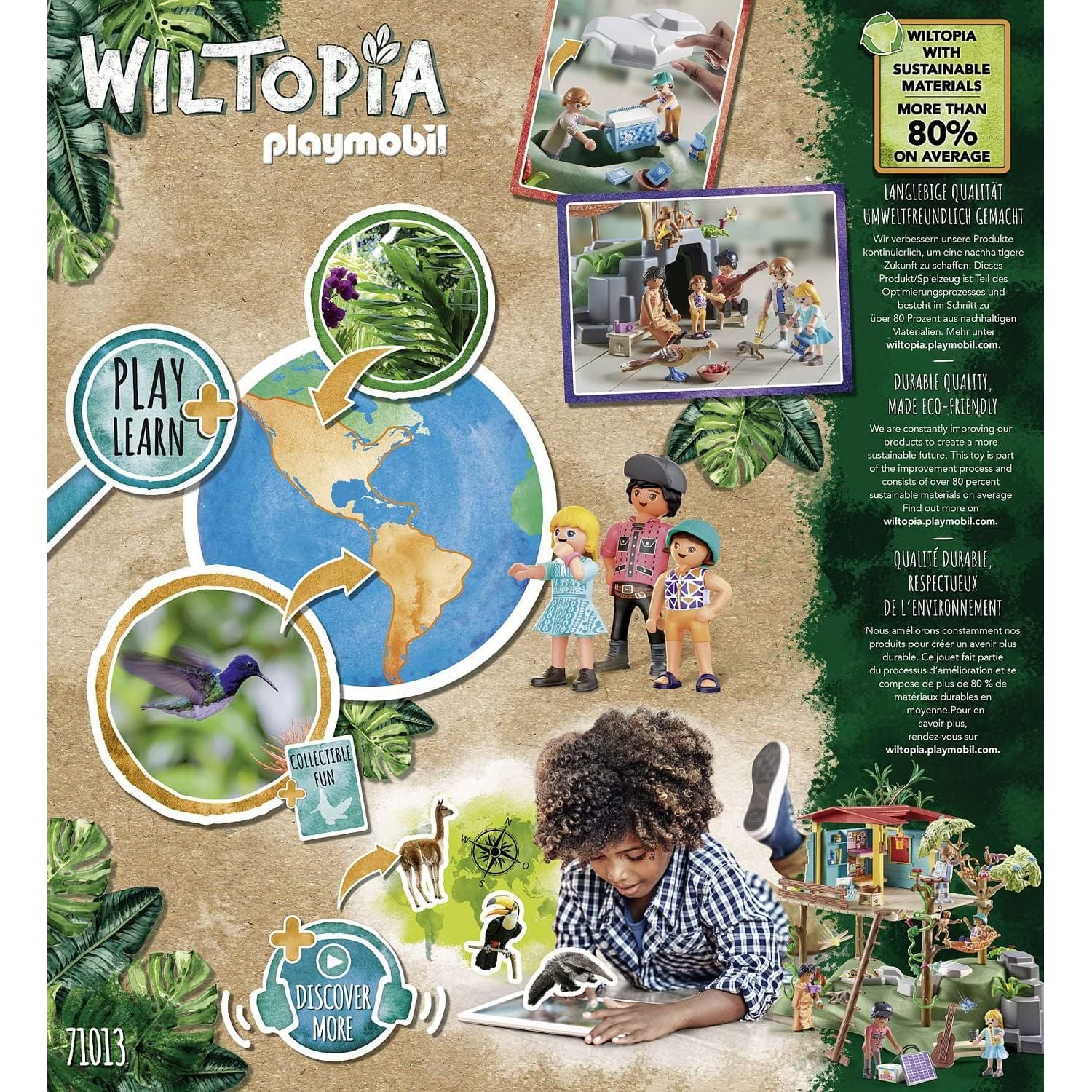 Playmobil - 71014 - Wiltopia - Casa sull'Albero della Foresta Amazzonica