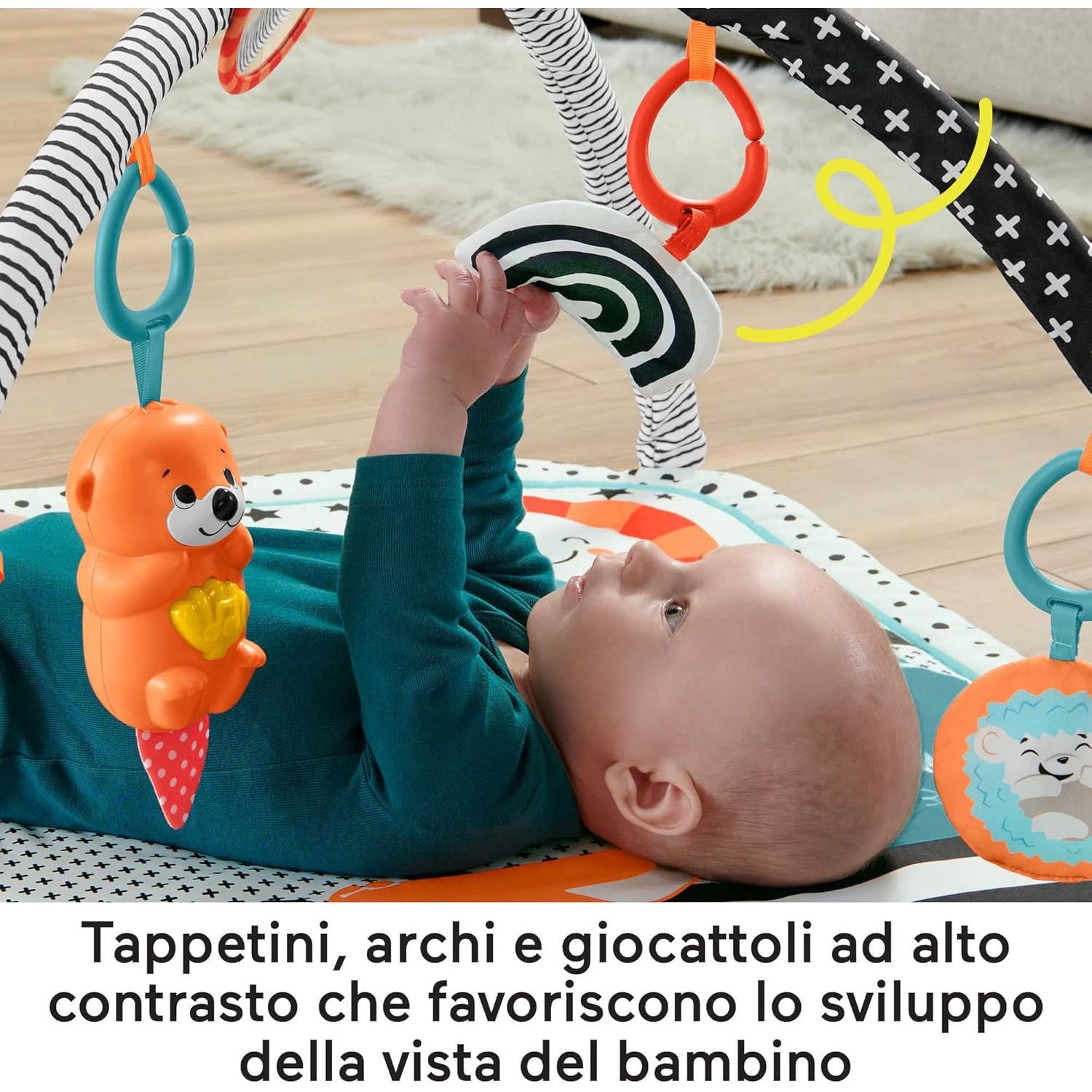 Fisher-Price-Palestrina Luci e Suoni degli Amici Animali 3 in 1