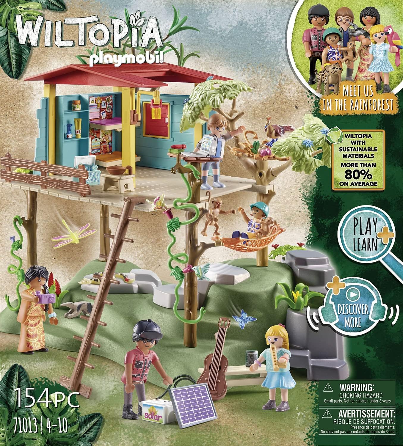 Playmobil - 71014 - Wiltopia - Casa sull'Albero della Foresta Amazzonica