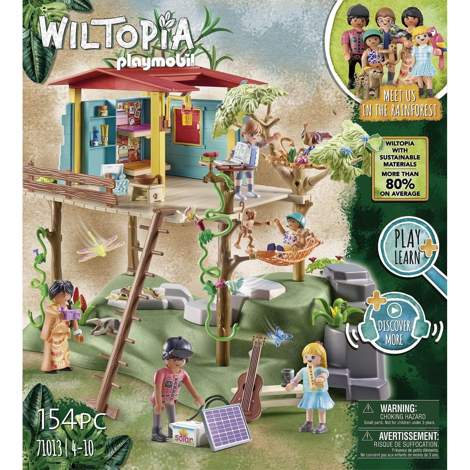 Playmobil - 71014 - Wiltopia - Casa sull'Albero della Foresta Amazzonica