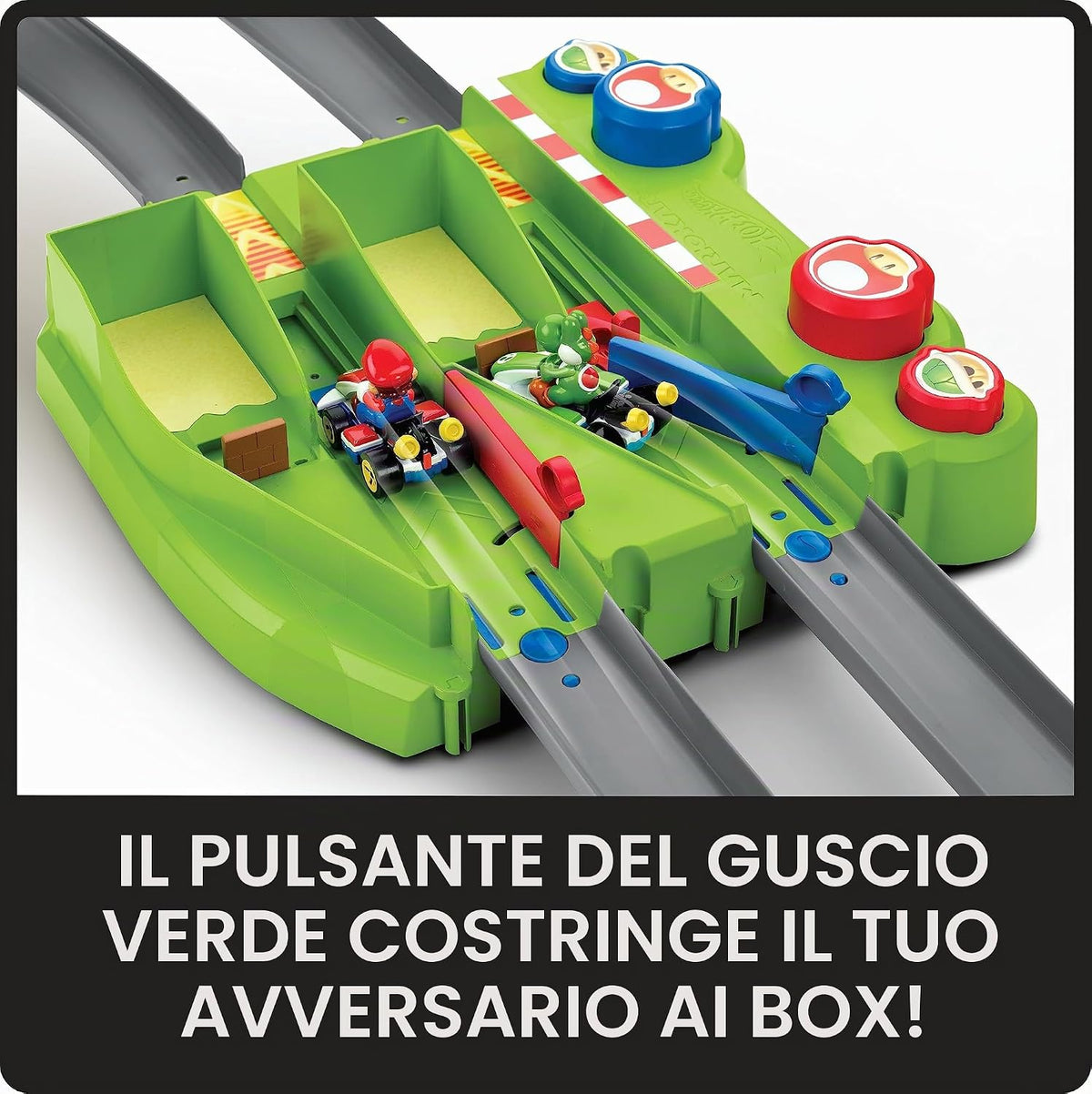 Hot Wheels - Playset Pista Circuito Mario Kart