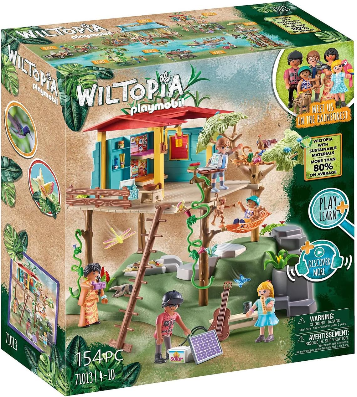 Playmobil - 71014 - Wiltopia - Casa sull'Albero della Foresta Amazzonica