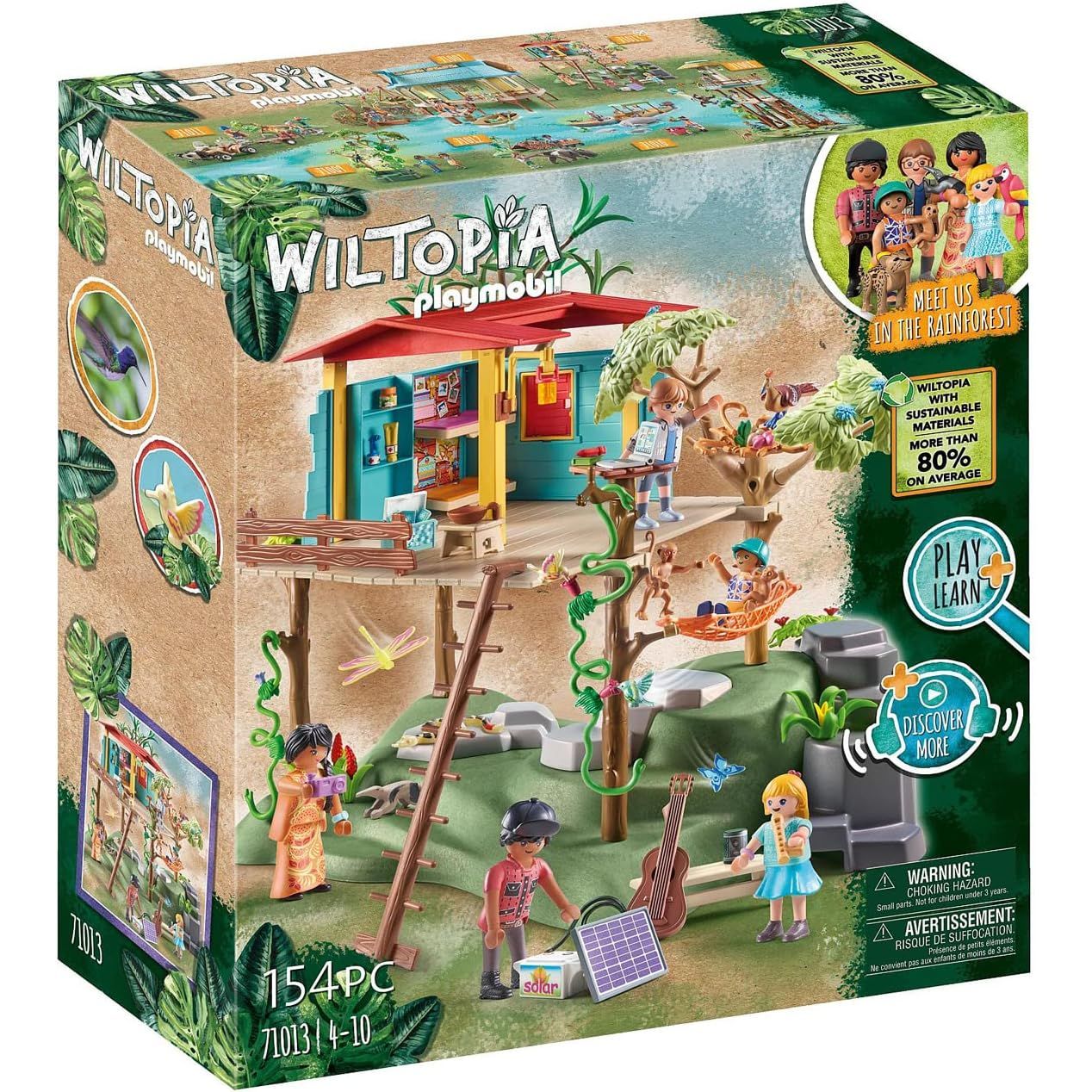 Playmobil - 71014 - Wiltopia - Casa sull'Albero della Foresta Amazzonica