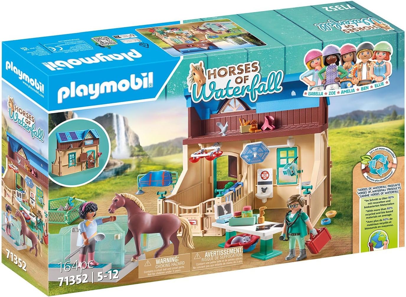 Playmobil - 71352 - Horses of Waterfall - Stalla con Veterinario
