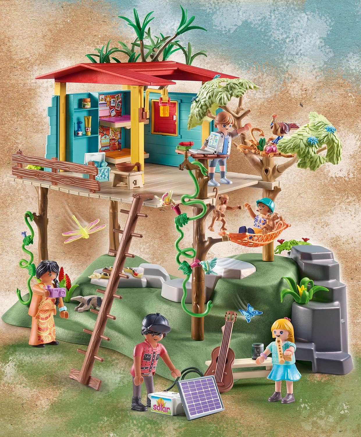 Playmobil - 71014 - Wiltopia - Casa sull'Albero della Foresta Amazzonica