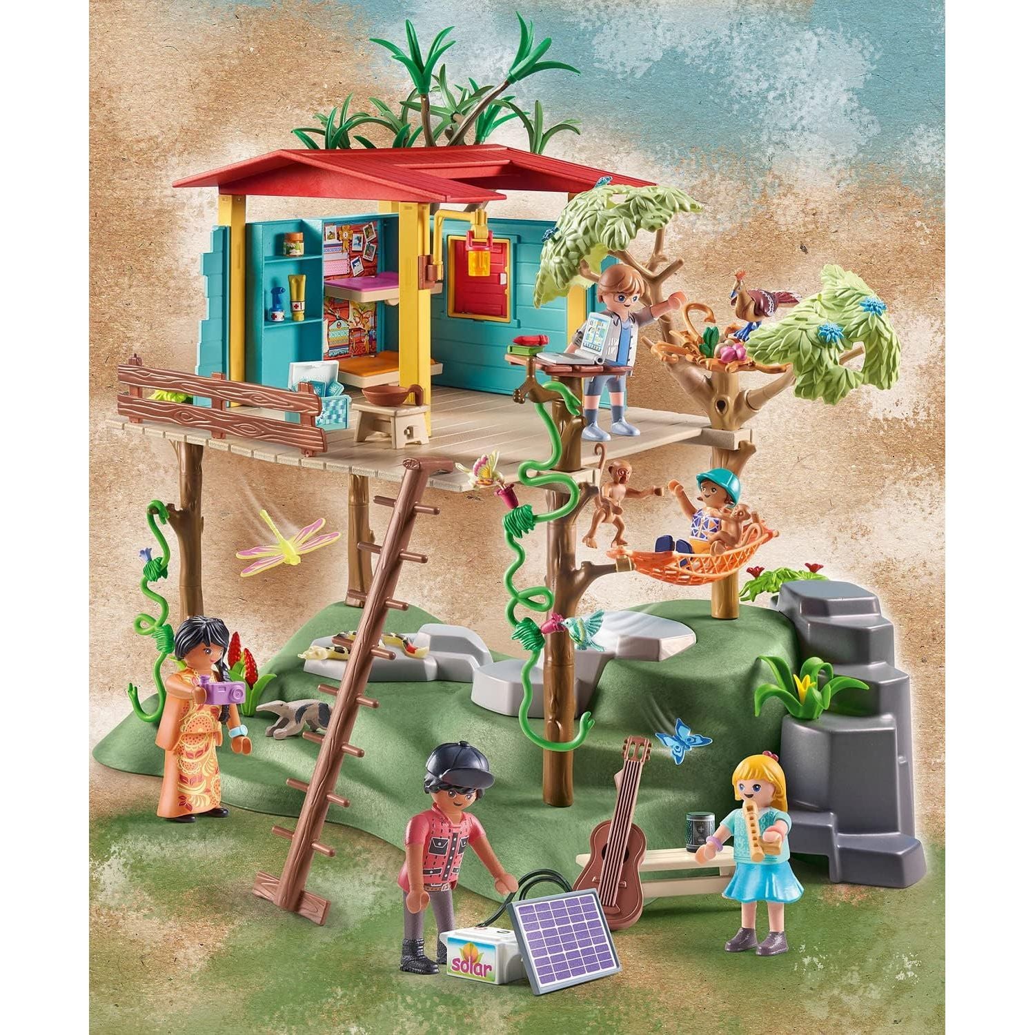 Playmobil - 71014 - Wiltopia - Casa sull'Albero della Foresta Amazzonica