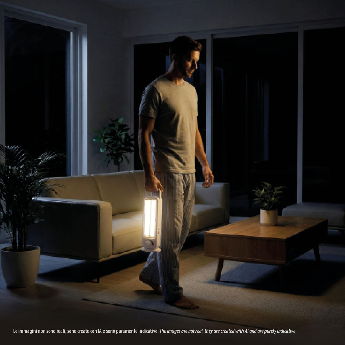 Velamp Lampada di Emergenza IR162NG – 300 lumen ricaricabile 6
