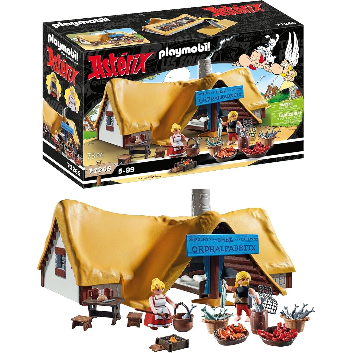 Playmobil - 71266 - Asterix - La capanna di Ordinalfabetix