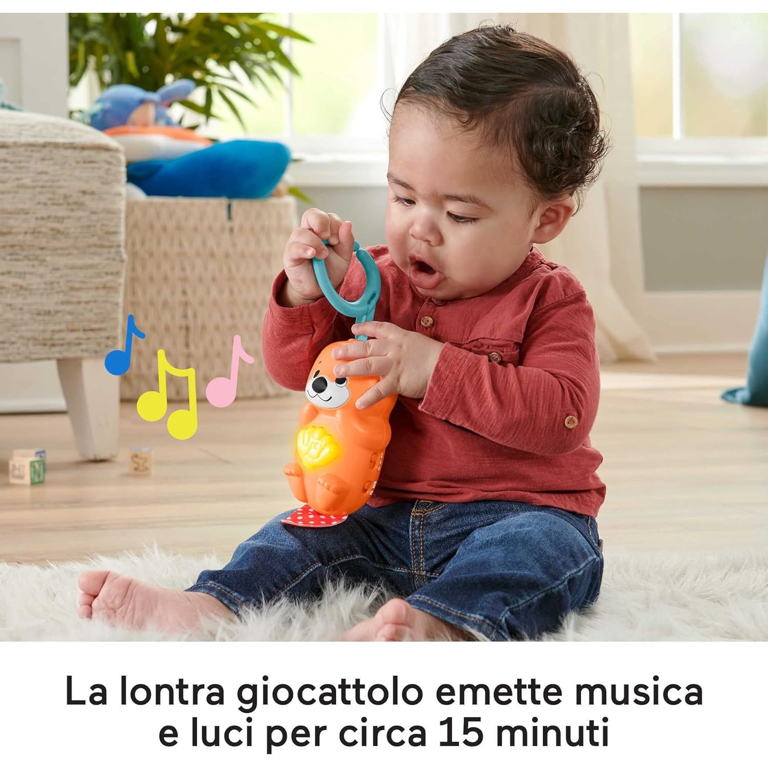Fisher-Price-Palestrina Luci e Suoni degli Amici Animali 3 in 1