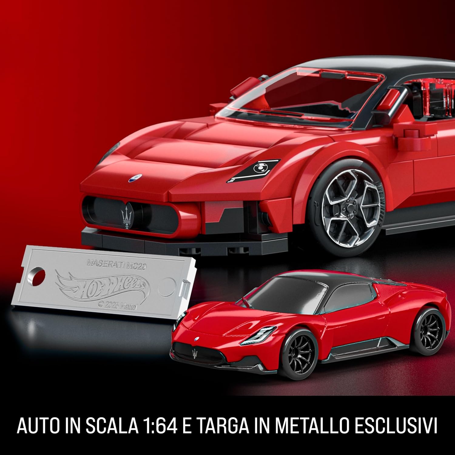 Mattel Brick Shop Hot Wheels - Maserati MC20 Serie Speed - 250 pcs