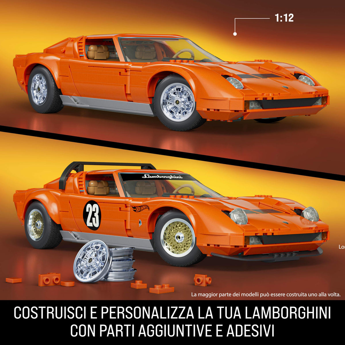 Mattel Brick Shop Lamborghini Miura P400 SV 3