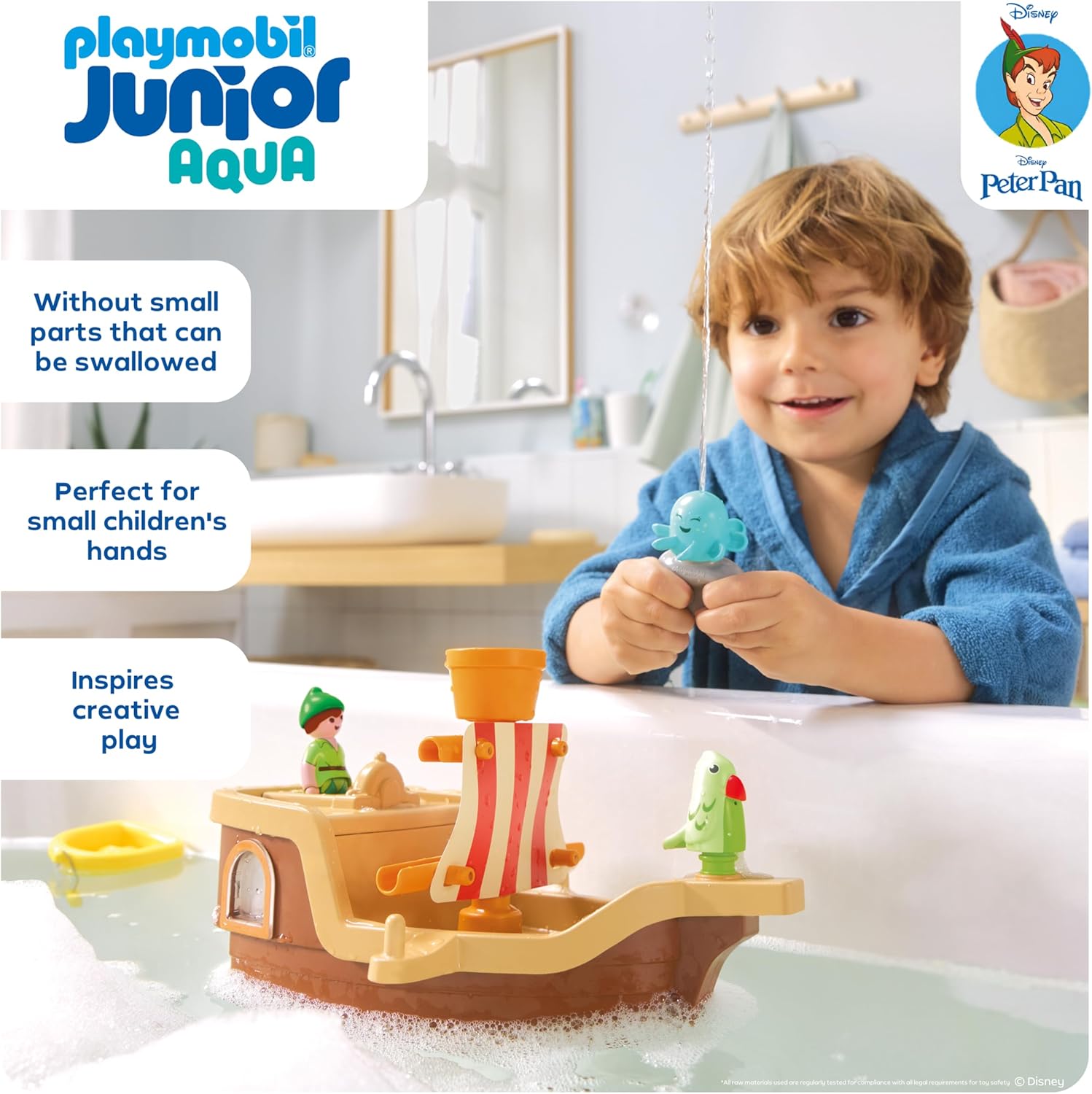 Playmobil - 71769 - Junior & Disney - Peter Pans Pirate Ship