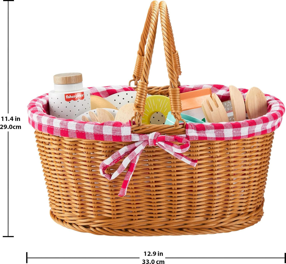 Fisher-Price - Cestino da Picnic in Legno
