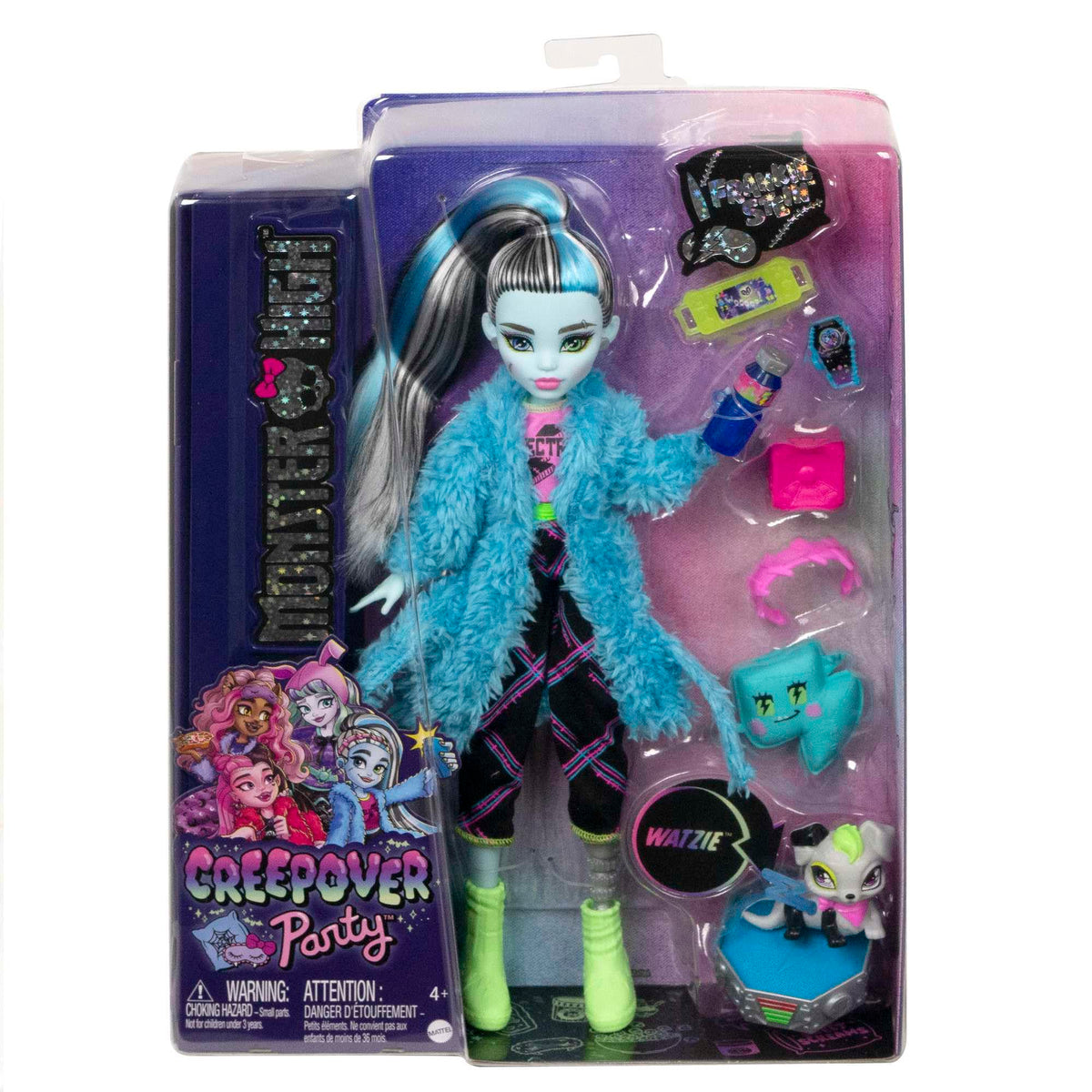 Monster High Frankie Stein, bambola Creepover Party 7