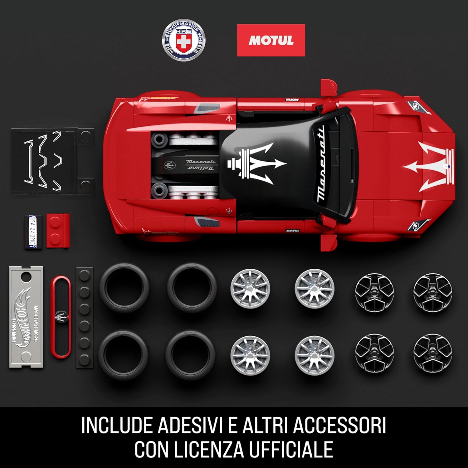 Mattel Brick Shop Hot Wheels - Maserati MC20 Serie Speed - 250 pcs