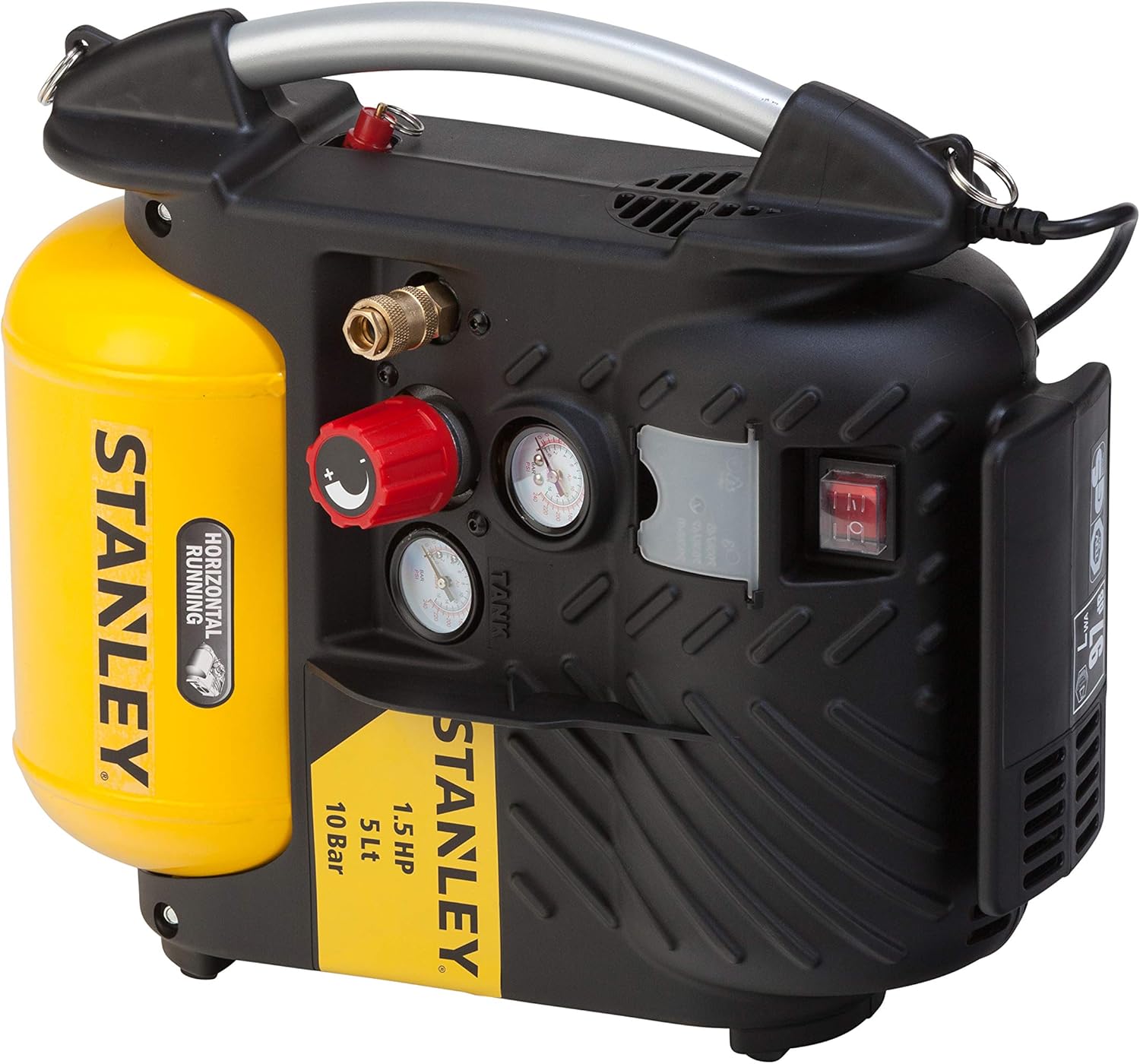 Stanley DN 200/10/5 – Compressore Portatile Oil-Less 10 bar 5 L