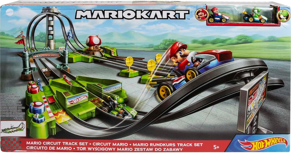 Hot Wheels - Playset Pista Circuito Mario Kart