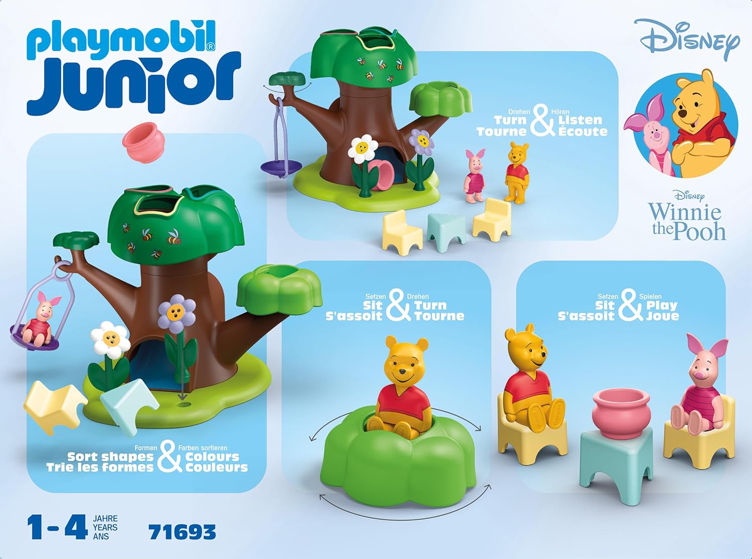 Playmobil - 71693 - Junior & Disney - La casa sull'albero di Winnie the Pooh