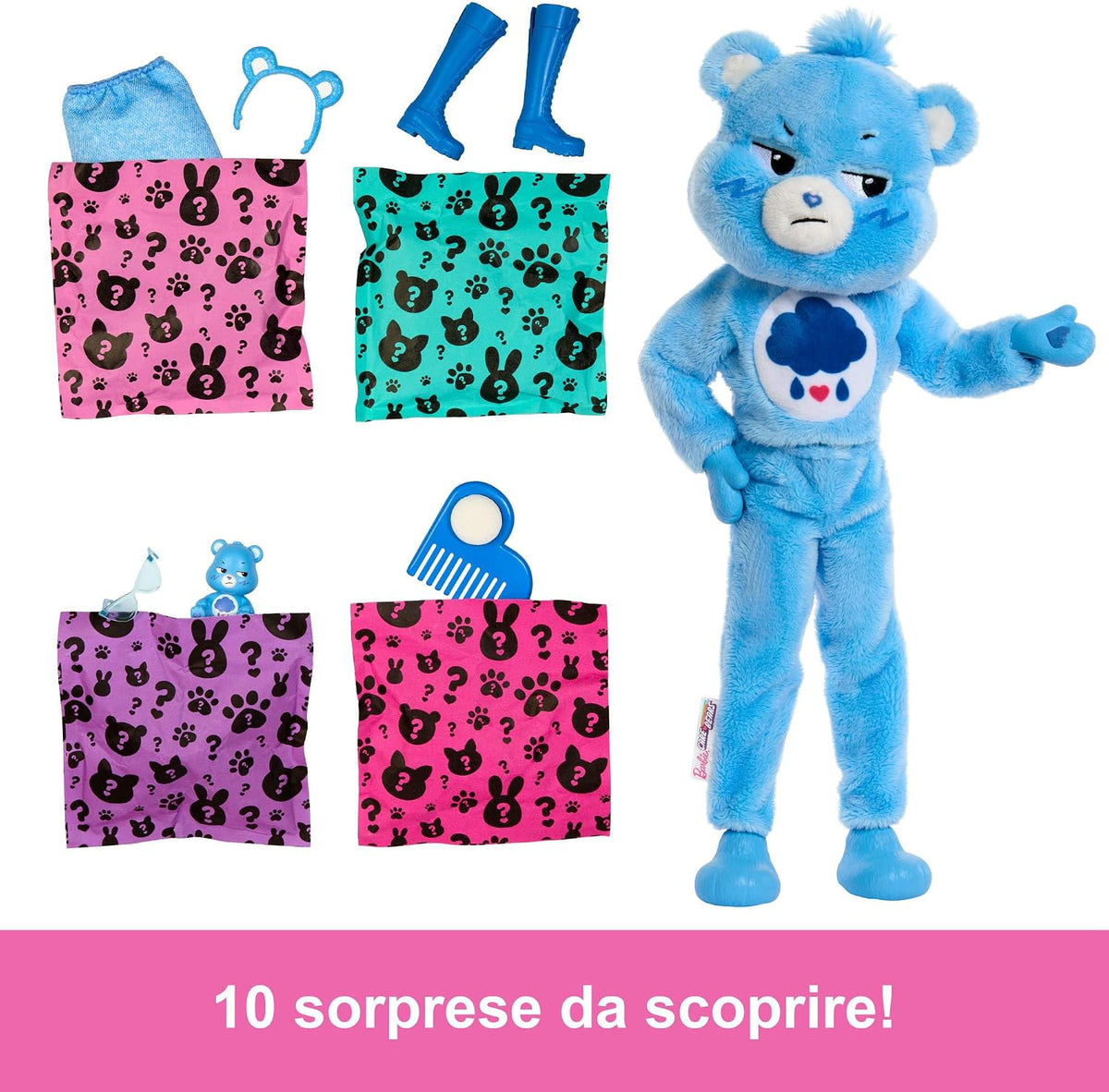 Barbie - Cutie Reveal Care Bears Brontolorso