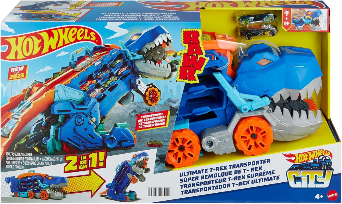 Hot Wheels Mega Dino Trasportatore