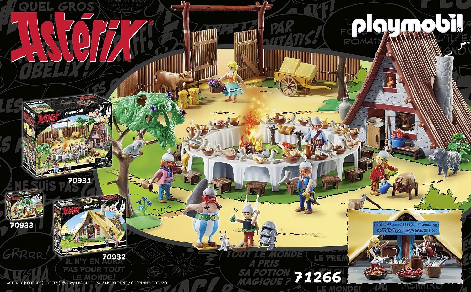 Playmobil - 71266 - Asterix - La capanna di Ordinalfabetix