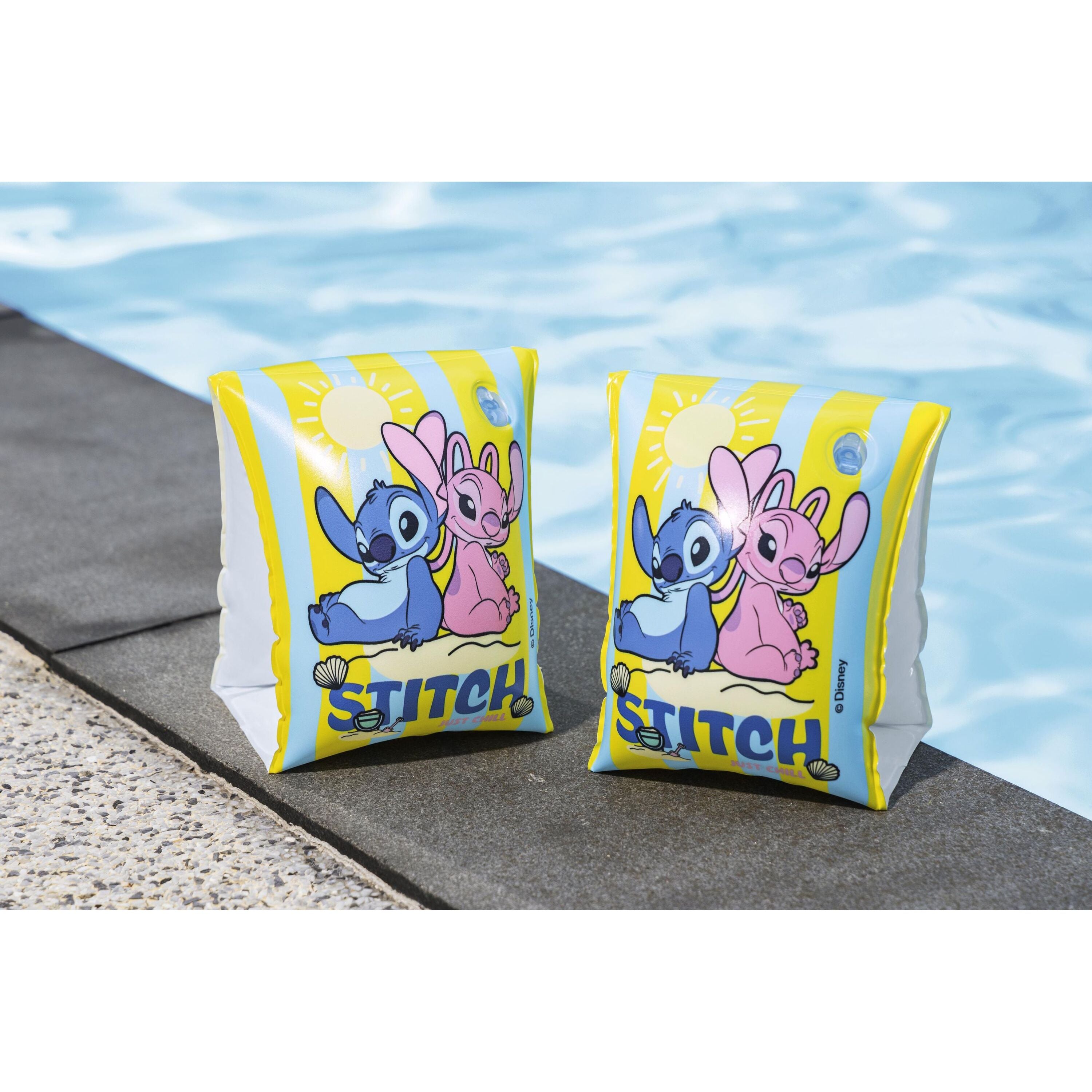 Bestway Braccioli Gonfiabili Disney Stitch – supporto nuoto bambini 3-6 anni