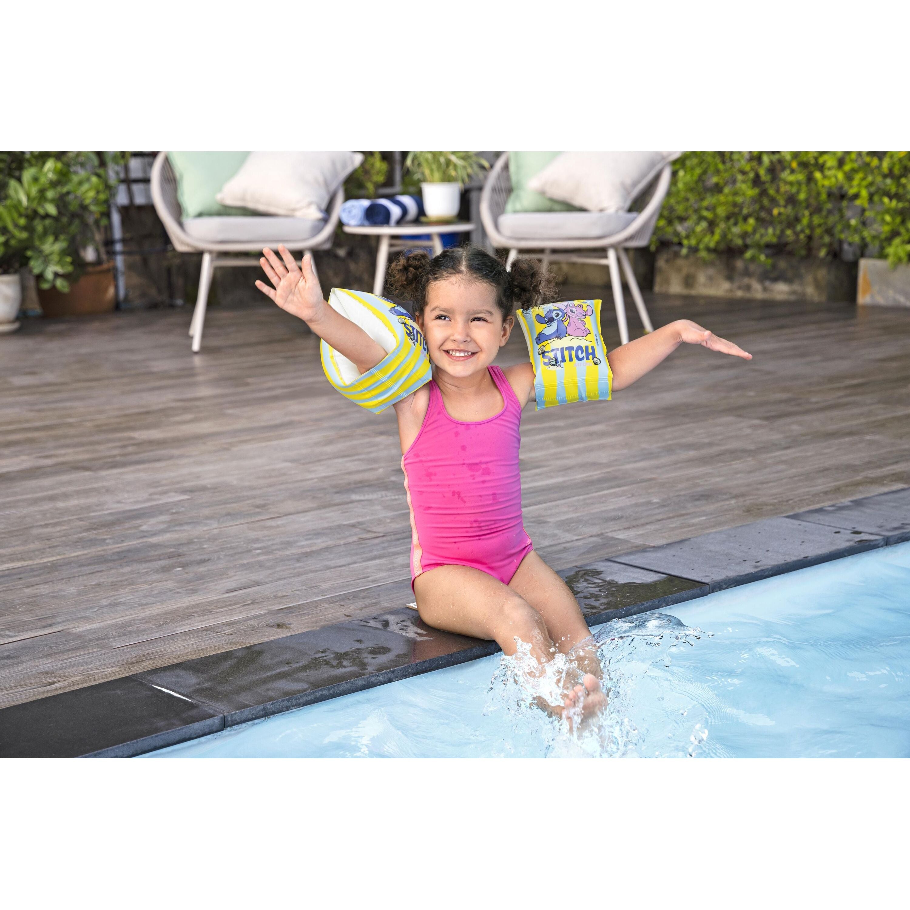 Bestway Braccioli Gonfiabili Disney Stitch – supporto nuoto bambini 3-6 anni