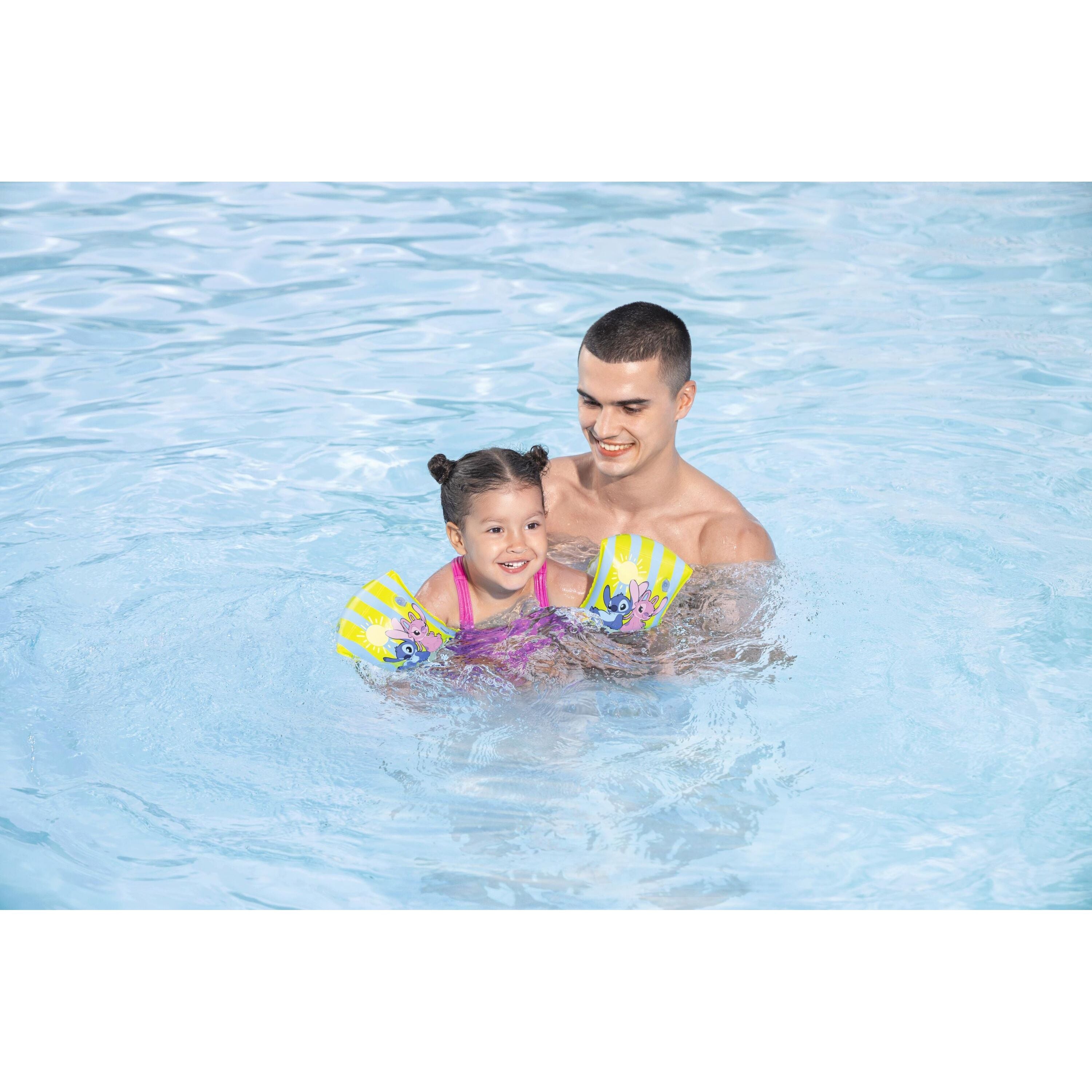 Bestway Braccioli Gonfiabili Disney Stitch – supporto nuoto bambini 3-6 anni