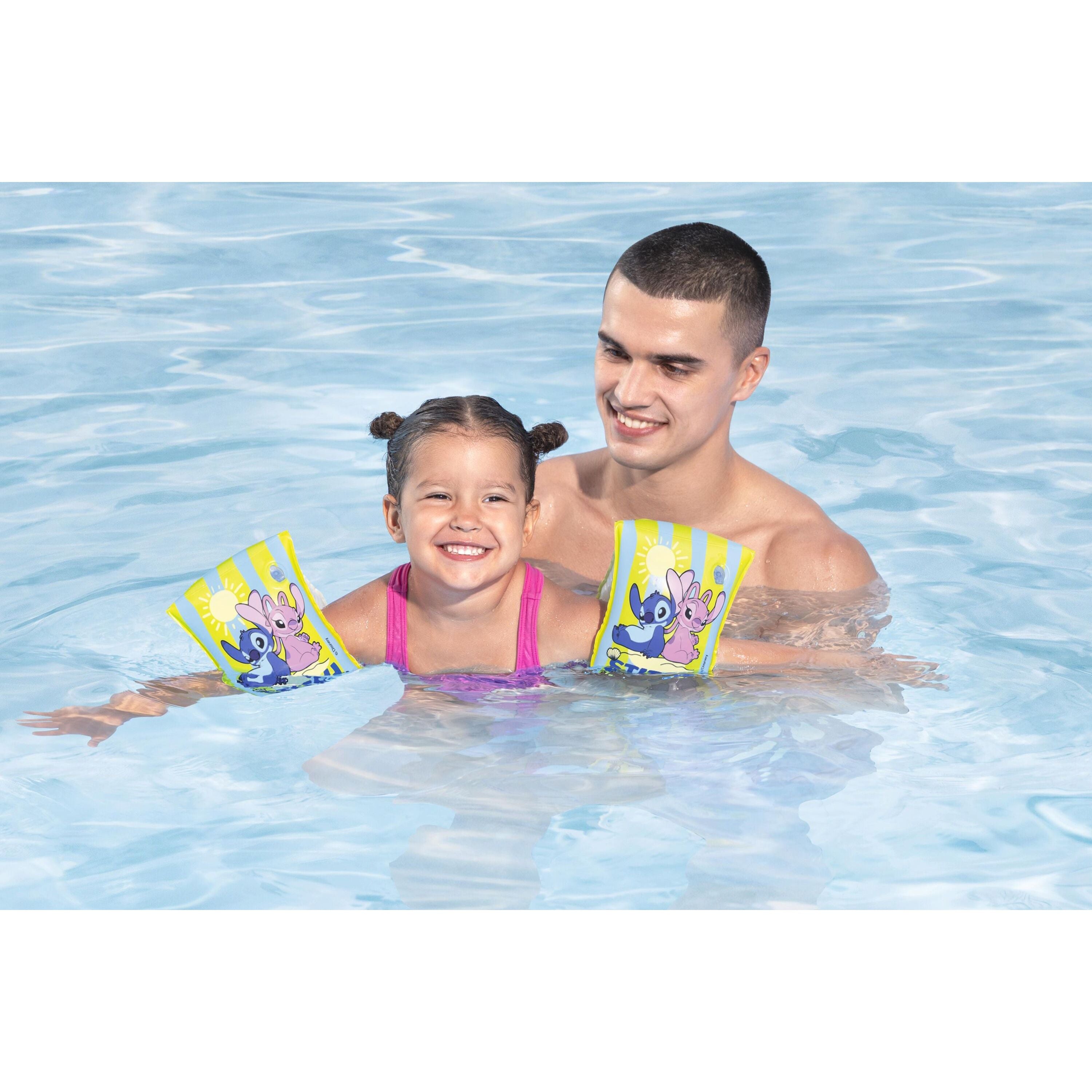 Bestway Braccioli Gonfiabili Disney Stitch – supporto nuoto bambini 3-6 anni
