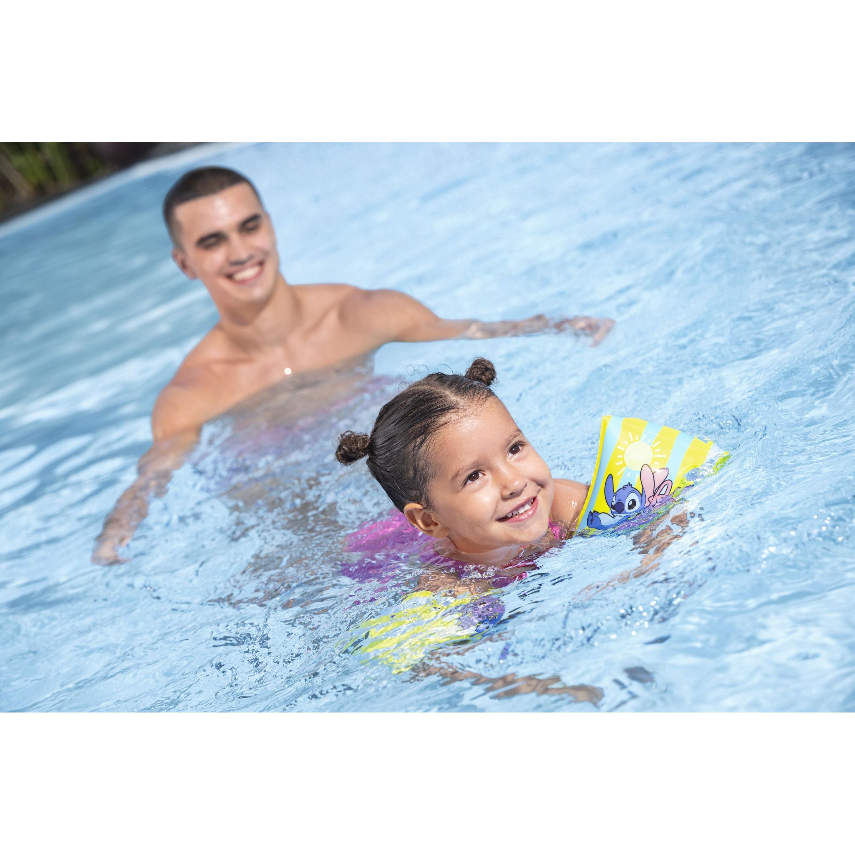 Bestway Braccioli Gonfiabili Disney Stitch – supporto nuoto bambini 3-6 anni
