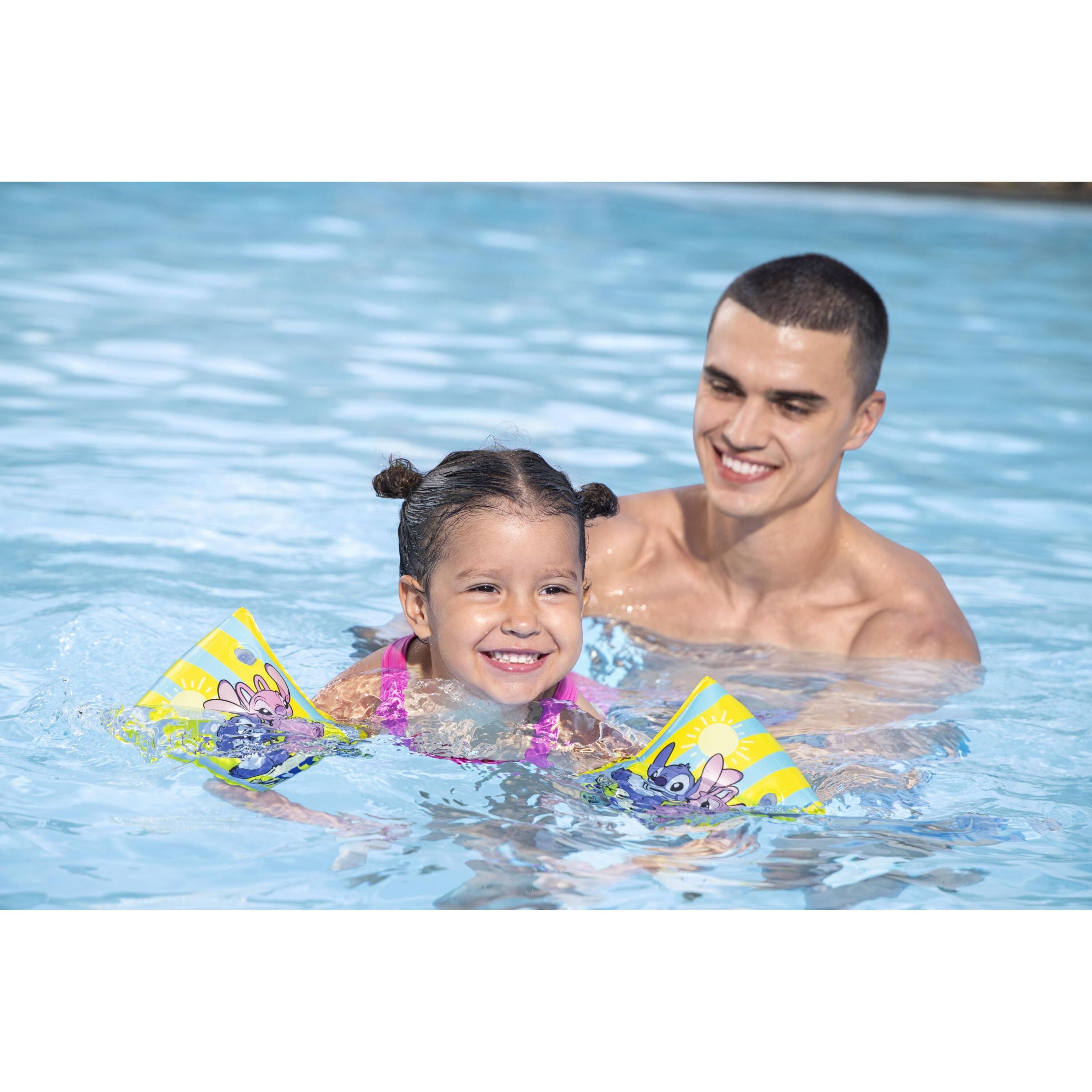 Bestway Braccioli Gonfiabili Disney Stitch – supporto nuoto bambini 3-6 anni