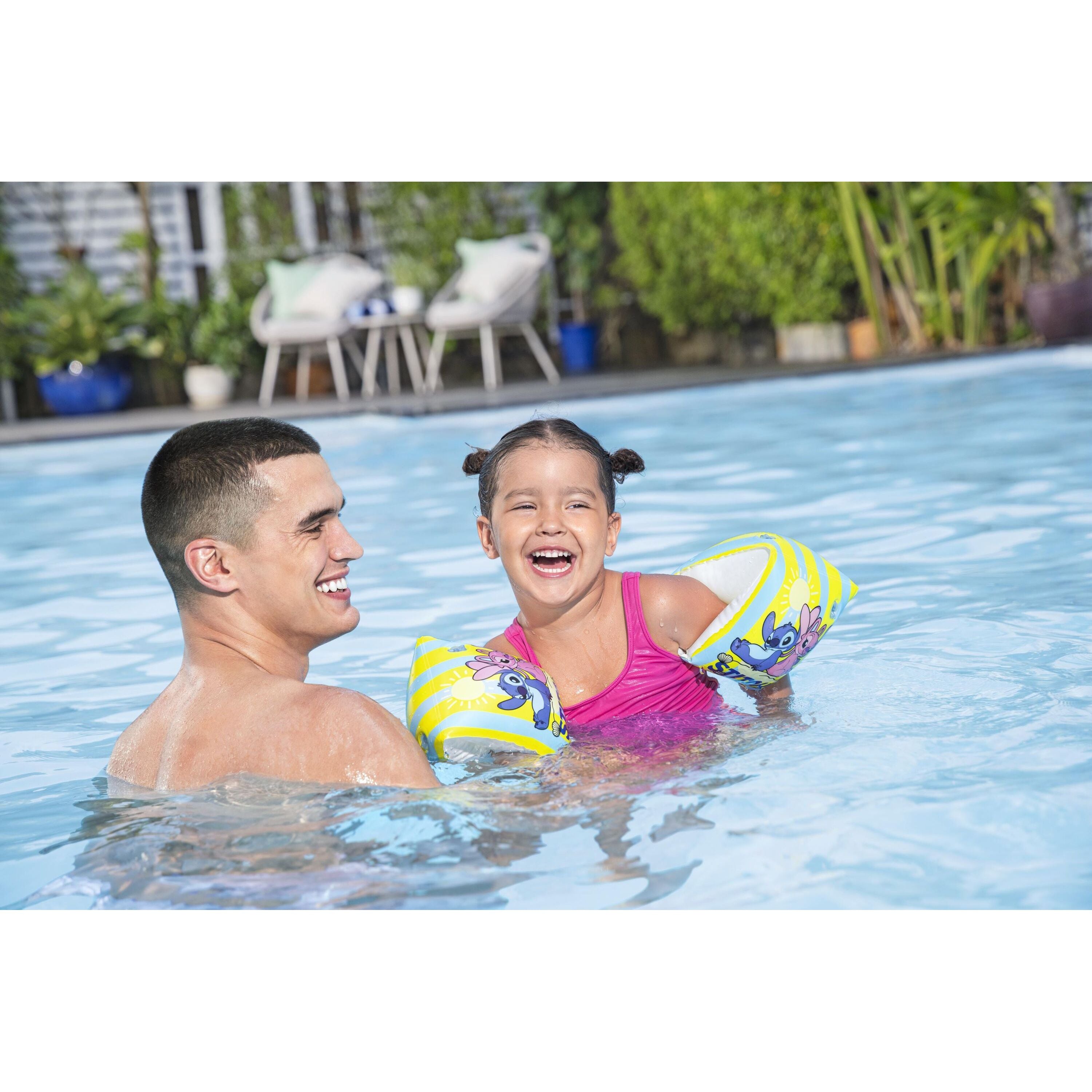 Bestway Braccioli Gonfiabili Disney Stitch – supporto nuoto bambini 3-6 anni