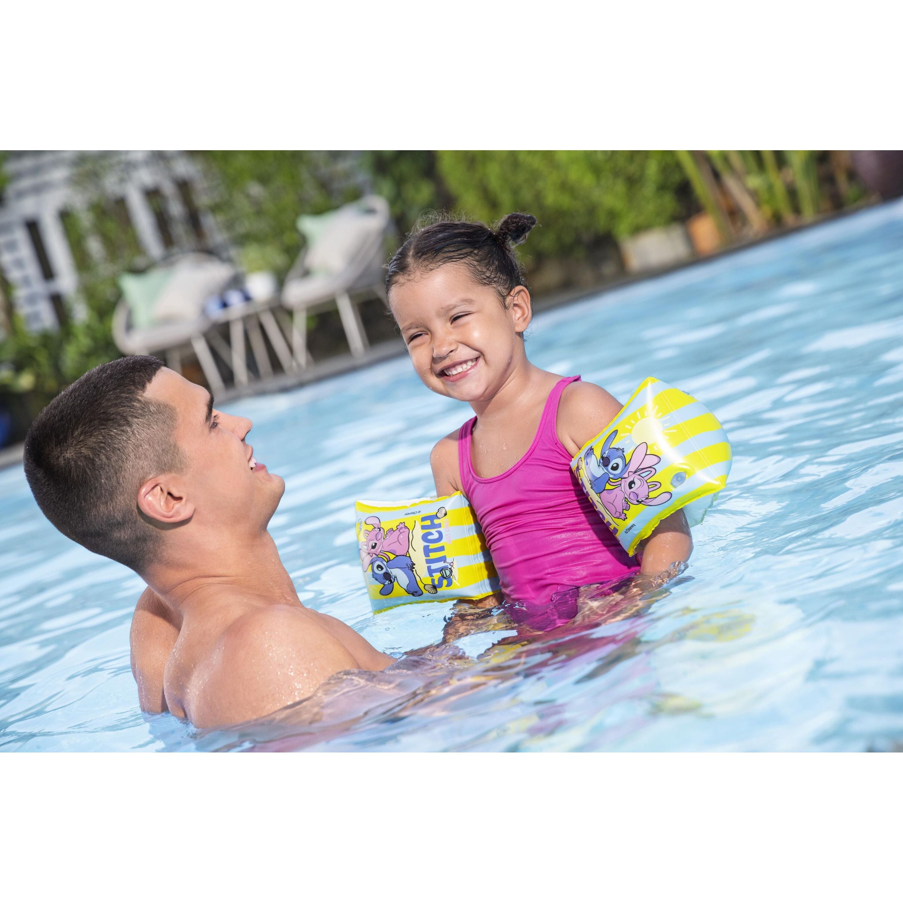 Bestway Braccioli Gonfiabili Disney Stitch – supporto nuoto bambini 3-6 anni