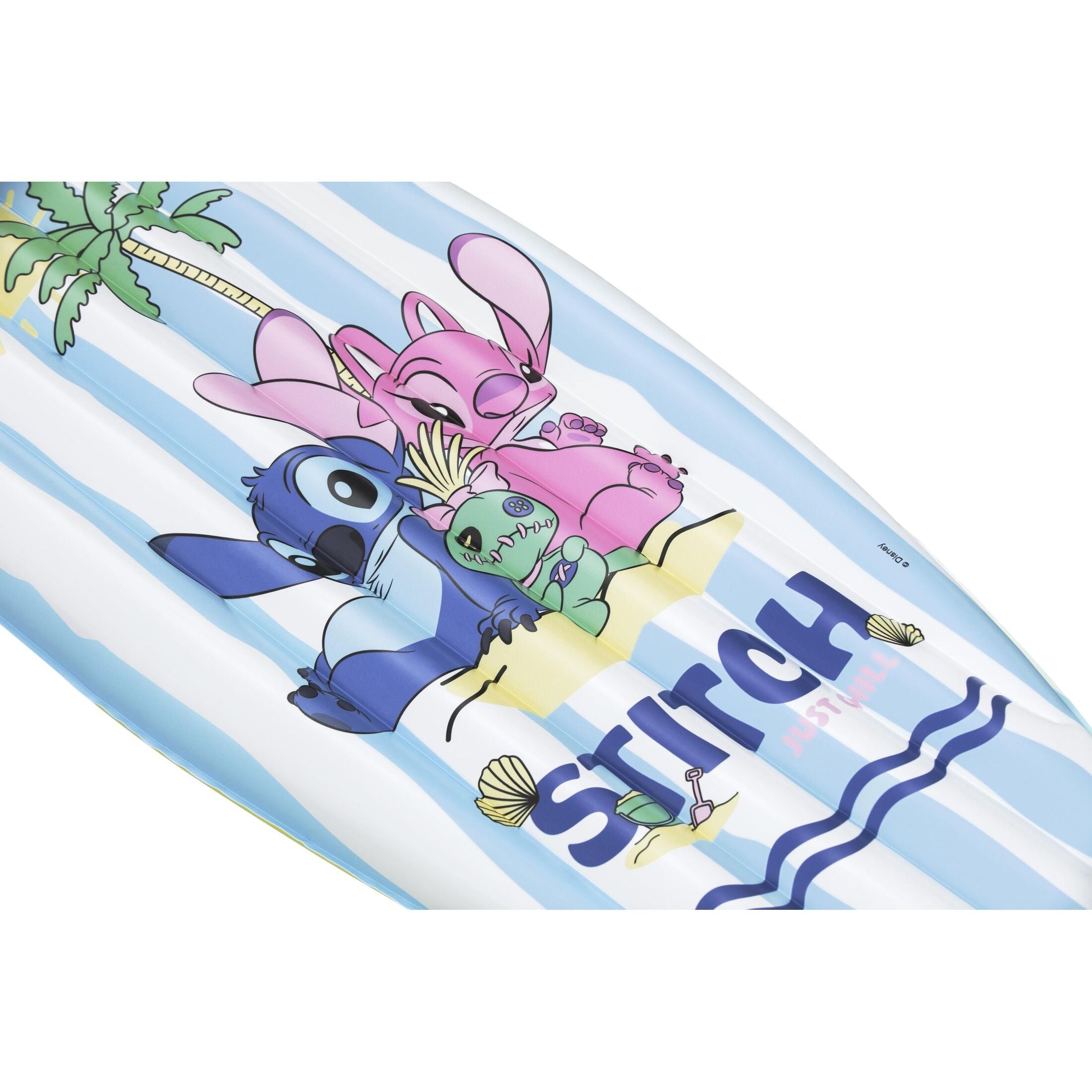 Bestway Tavoletta Gonfiabile Disney Stitch – cavalcabile bambini 3-10 anni