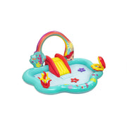 Bestway Playcenter Gonfiabile Disney Little Mermaid – piscina gioco con scivolo e spruzzo