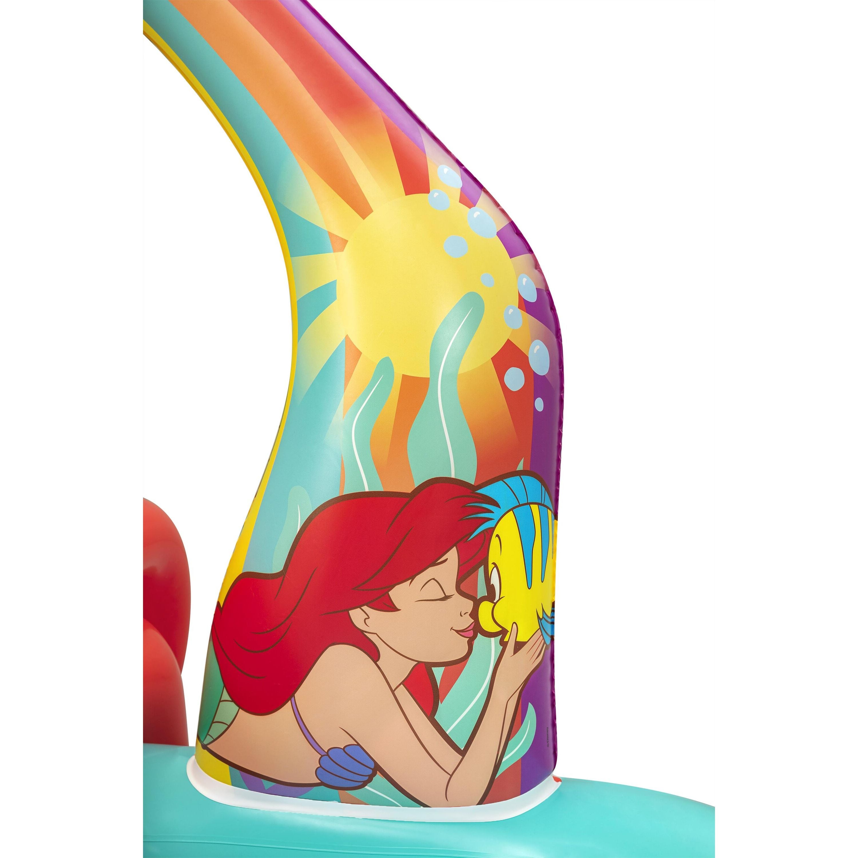 Bestway Playcenter Gonfiabile Disney Little Mermaid – piscina gioco con scivolo e spruzzo