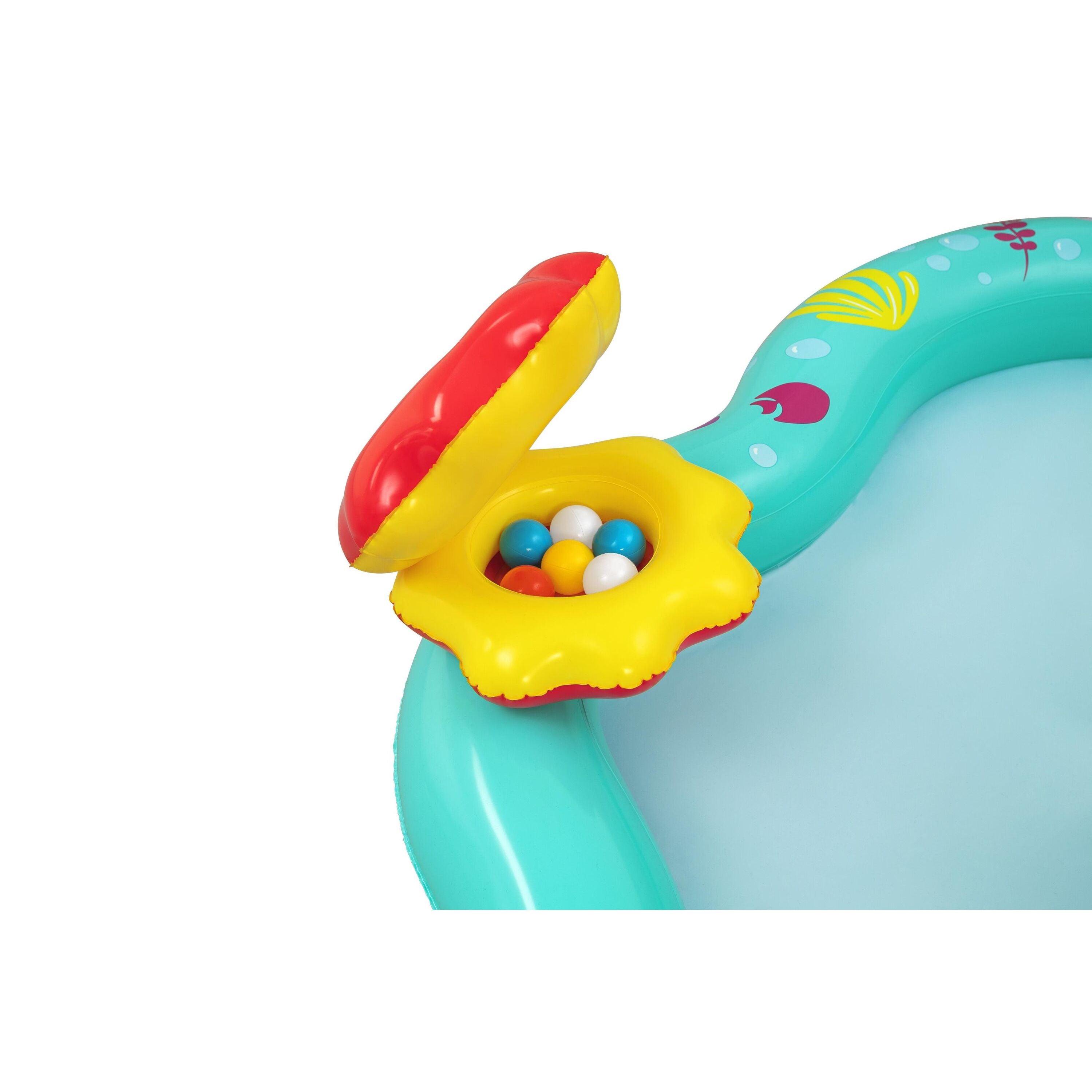 Bestway Playcenter Gonfiabile Disney Little Mermaid – piscina gioco con scivolo e spruzzo